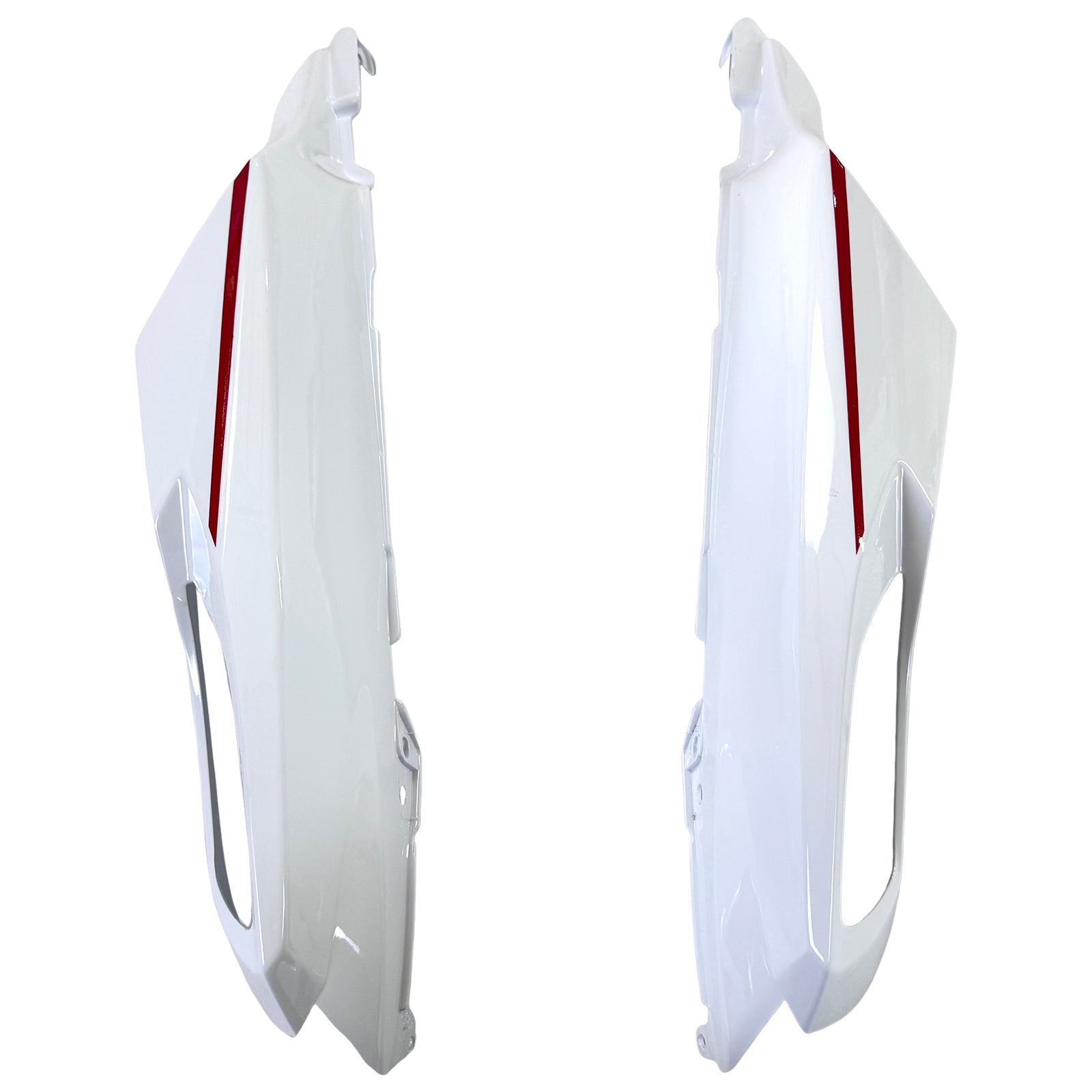 Amotopart 2012-2025 Kawasaki ZX14R ZZR1400 Black White & Red Fairing Kit