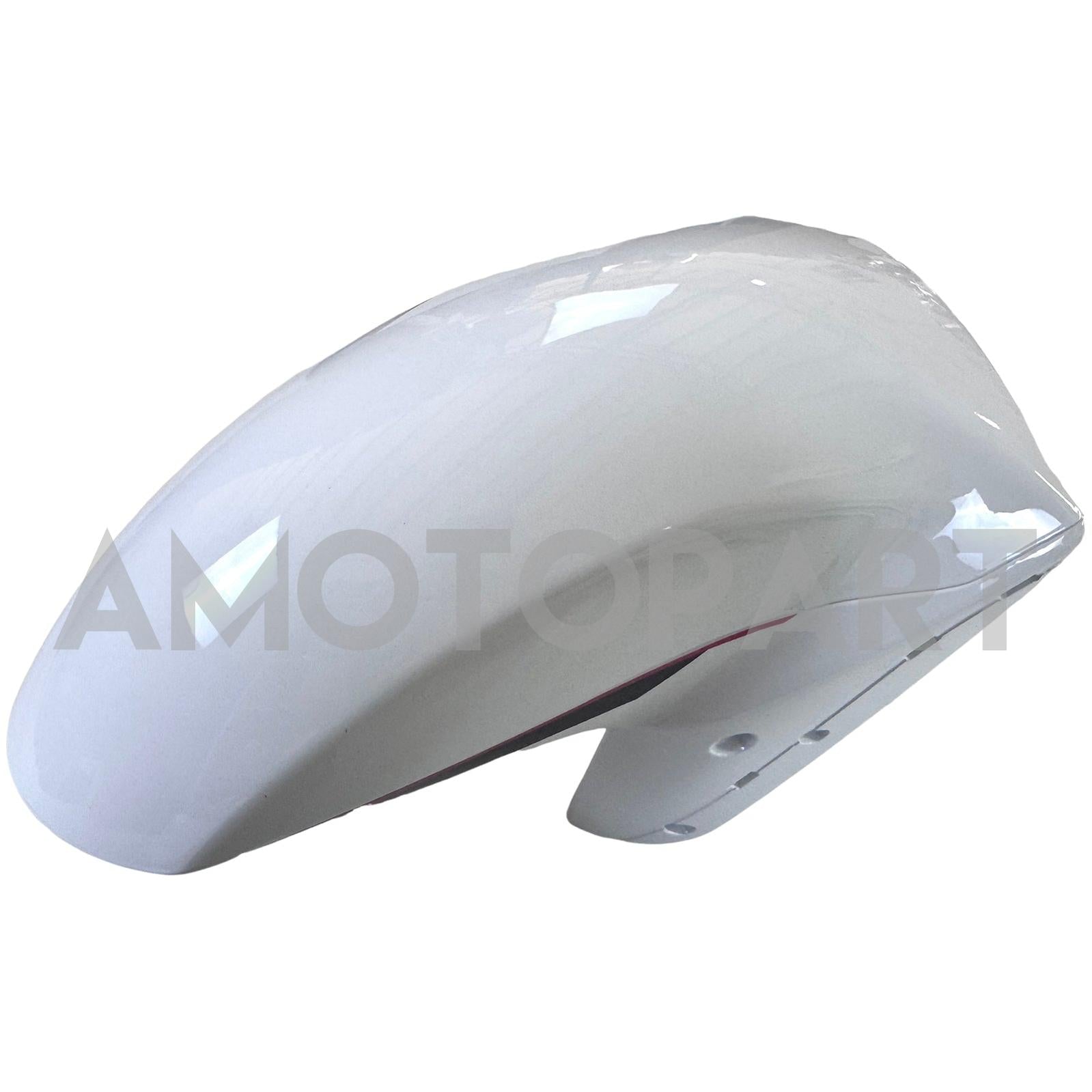 Amotopart 2012-2025 Kawasaki ZX14R ZZR1400 Black White & Red Fairing Kit