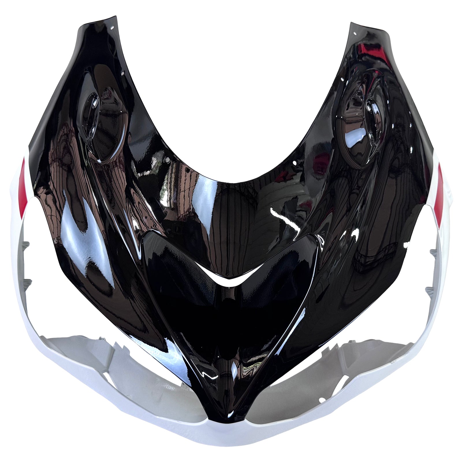 Amotopart 2012-2025 Kawasaki ZX14R ZZR1400 Black White & Red Fairing Kit