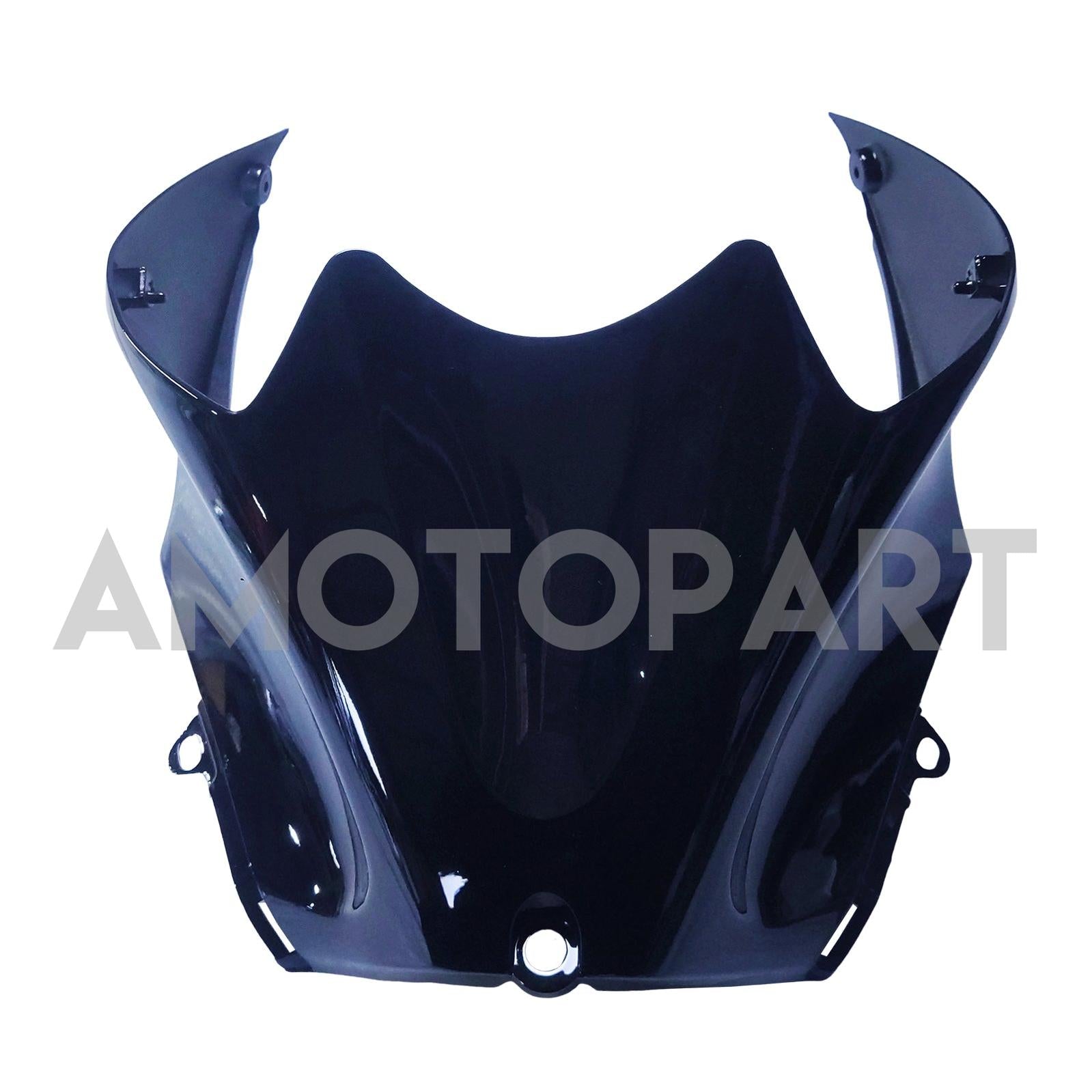 Amotopart 2012-2022 Kawasaki ZX14R ZZR1400 Black Silver Gray & Red Kuip Kit