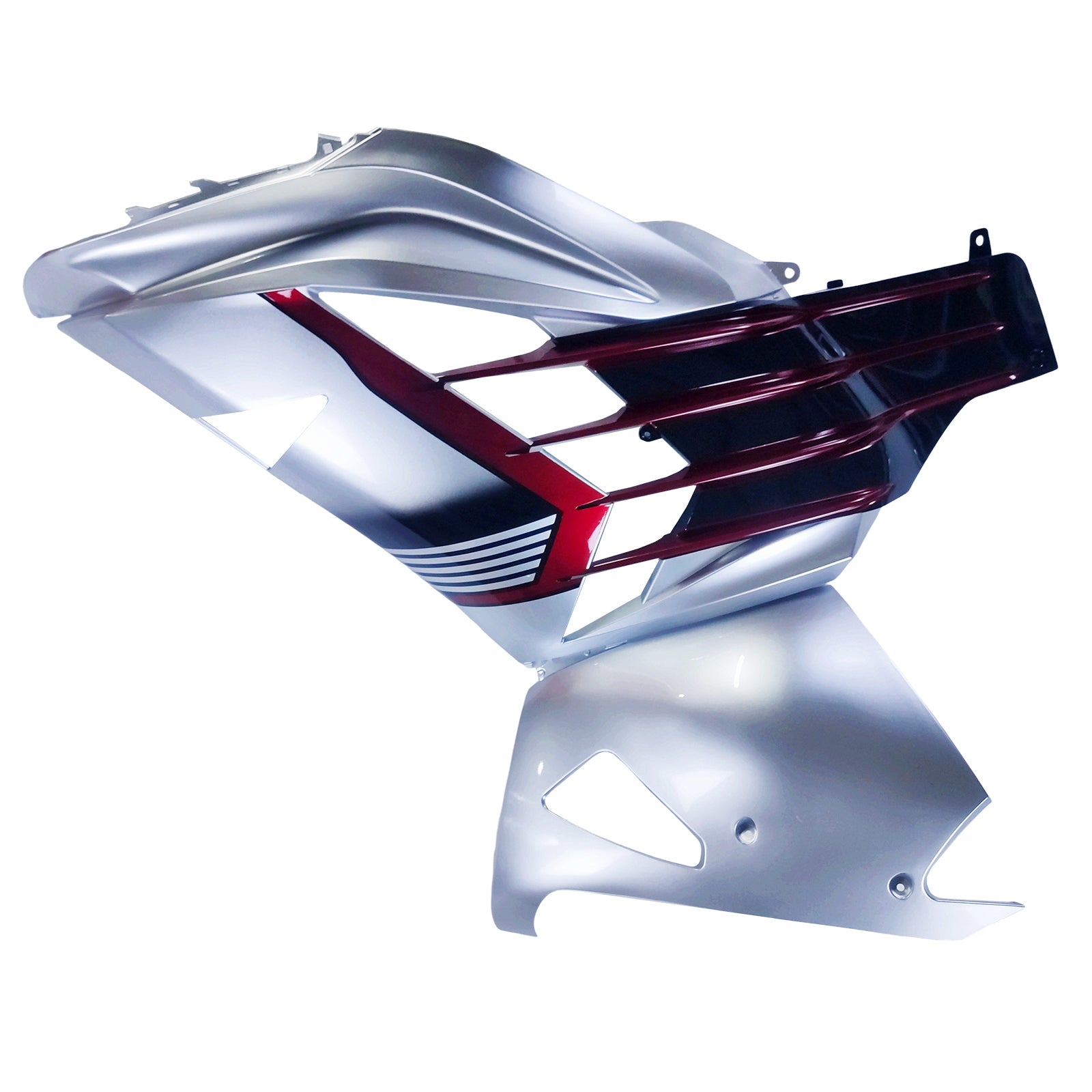 Amotopart 2012-2025 Kawasaki ZX14R ZZR1400 Black Silver Fairing Kit