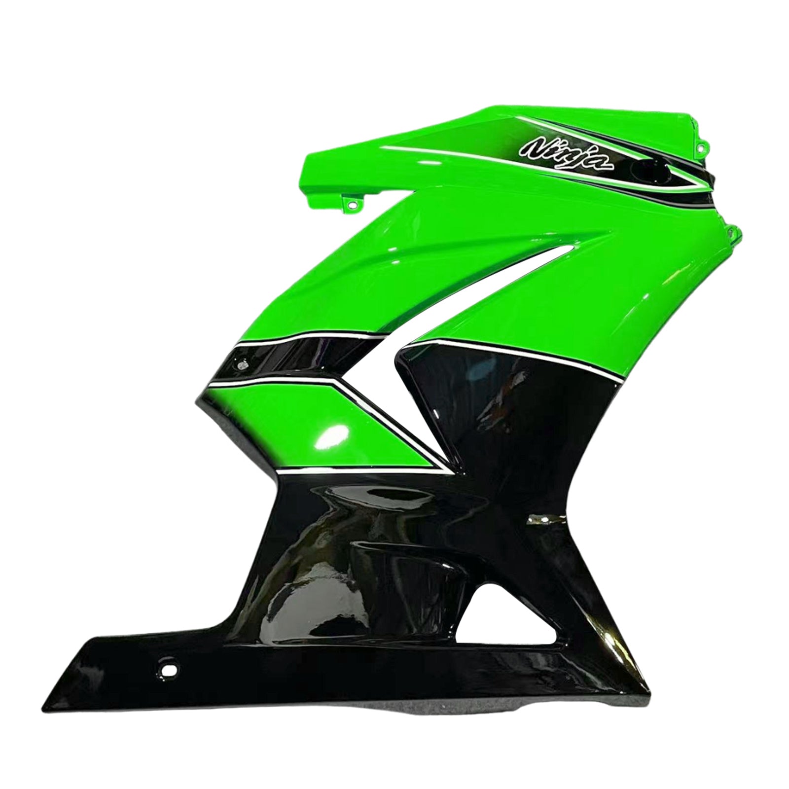 Amotopart 2008-2012 Kawasaki ZX250 Fairing Green&Black Kit