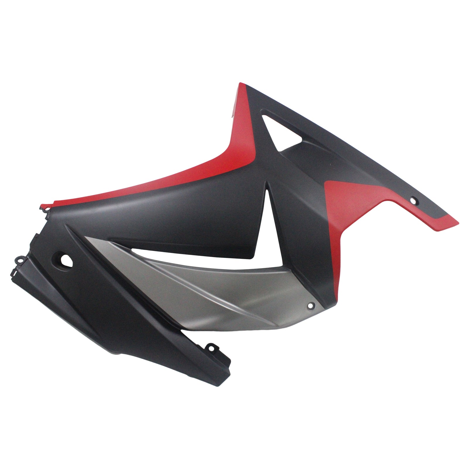 Amotopart 2008-2012 Kawasaki ZX250 Fairing Matte Black&Red Kit