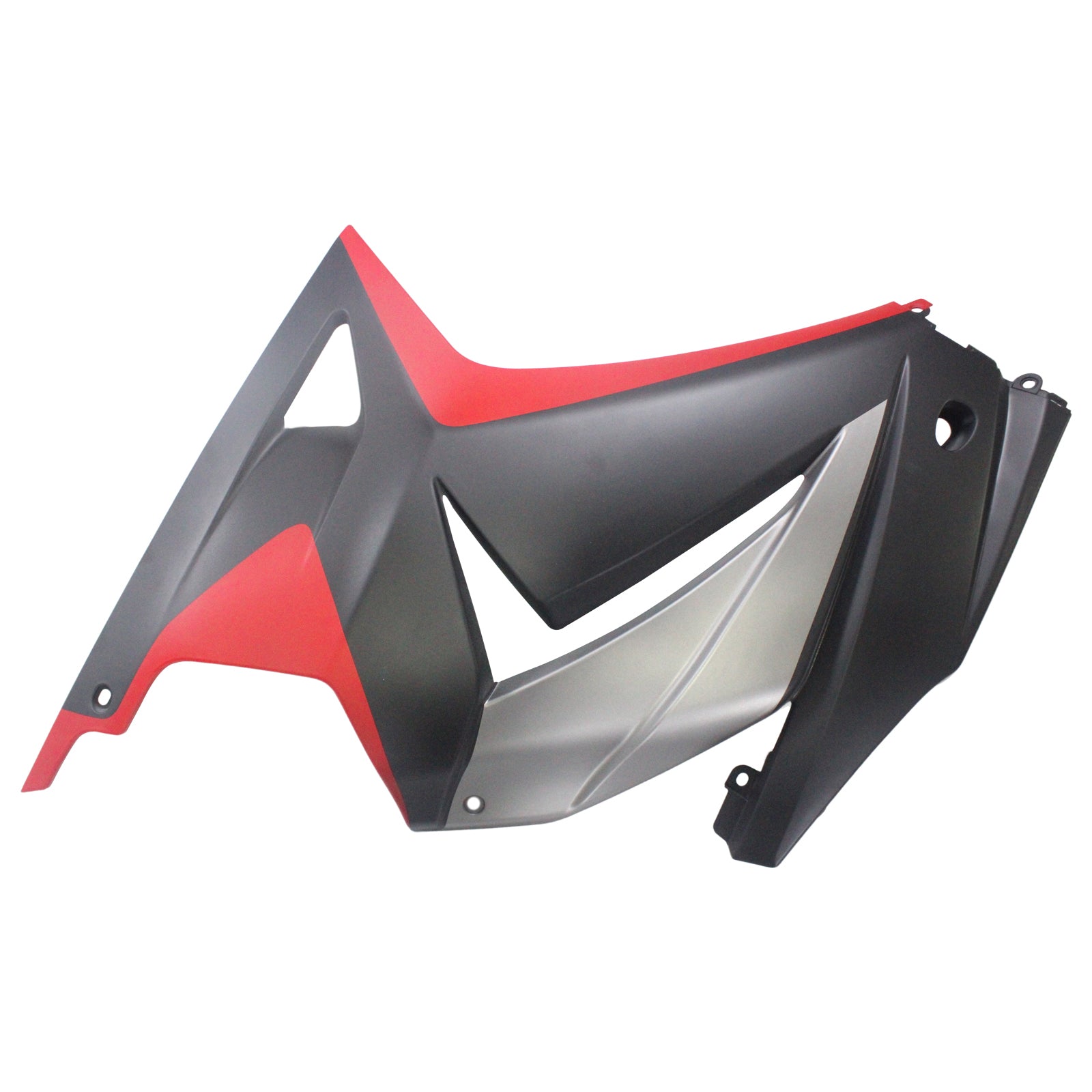 Amotopart 2008-2012 Kawasaki ZX250 Fairing Matte Black&Red Kit