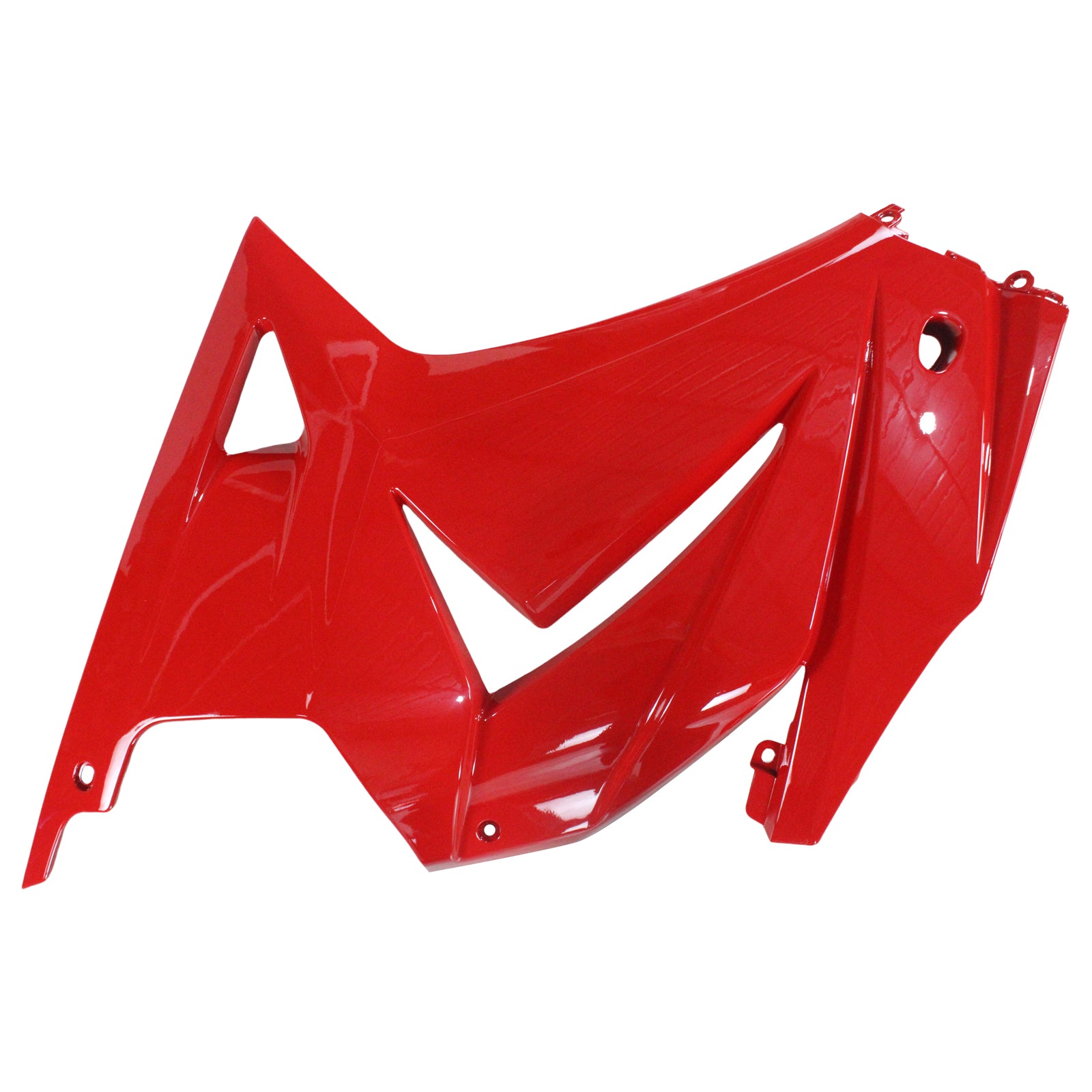 Amotopart 2008–2012 Kawasaki ZX250 Verkleidungsset in Rot und Schwarz