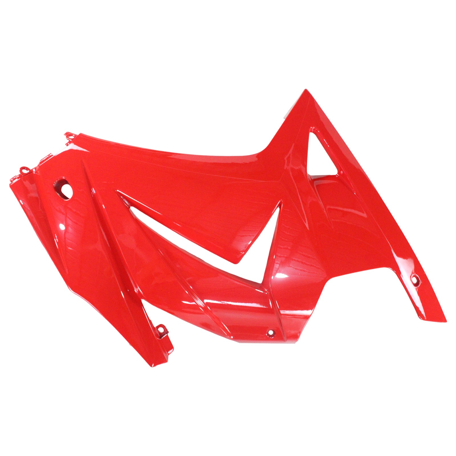 Amotopart 2008–2012 Kawasaki ZX250 Verkleidungsset in Rot und Schwarz