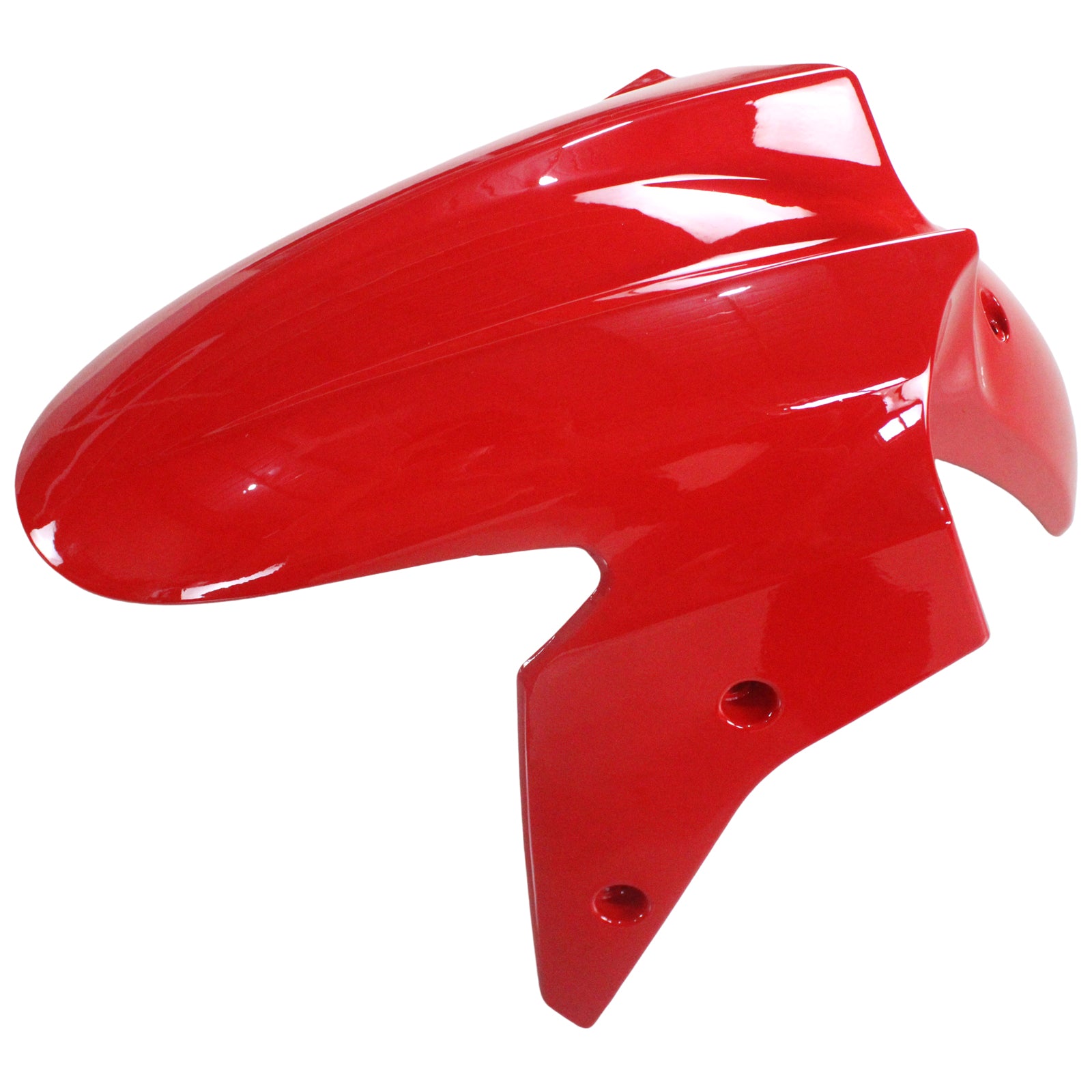 Amotopart 2008–2012 Kawasaki ZX250 Verkleidungsset in Rot und Schwarz