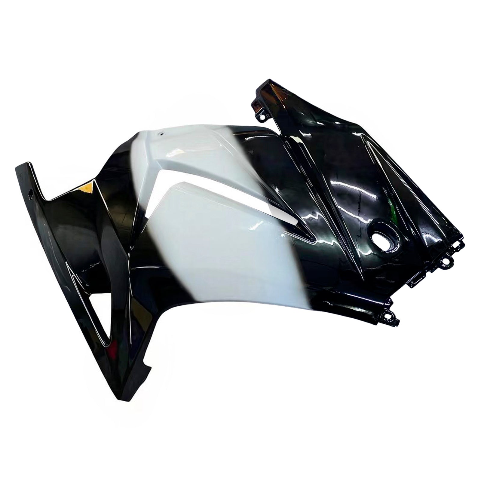 Amotopart Kawasaki EX250 Ninja250R 2008-2012 White&Black Style2 Fairing Kit