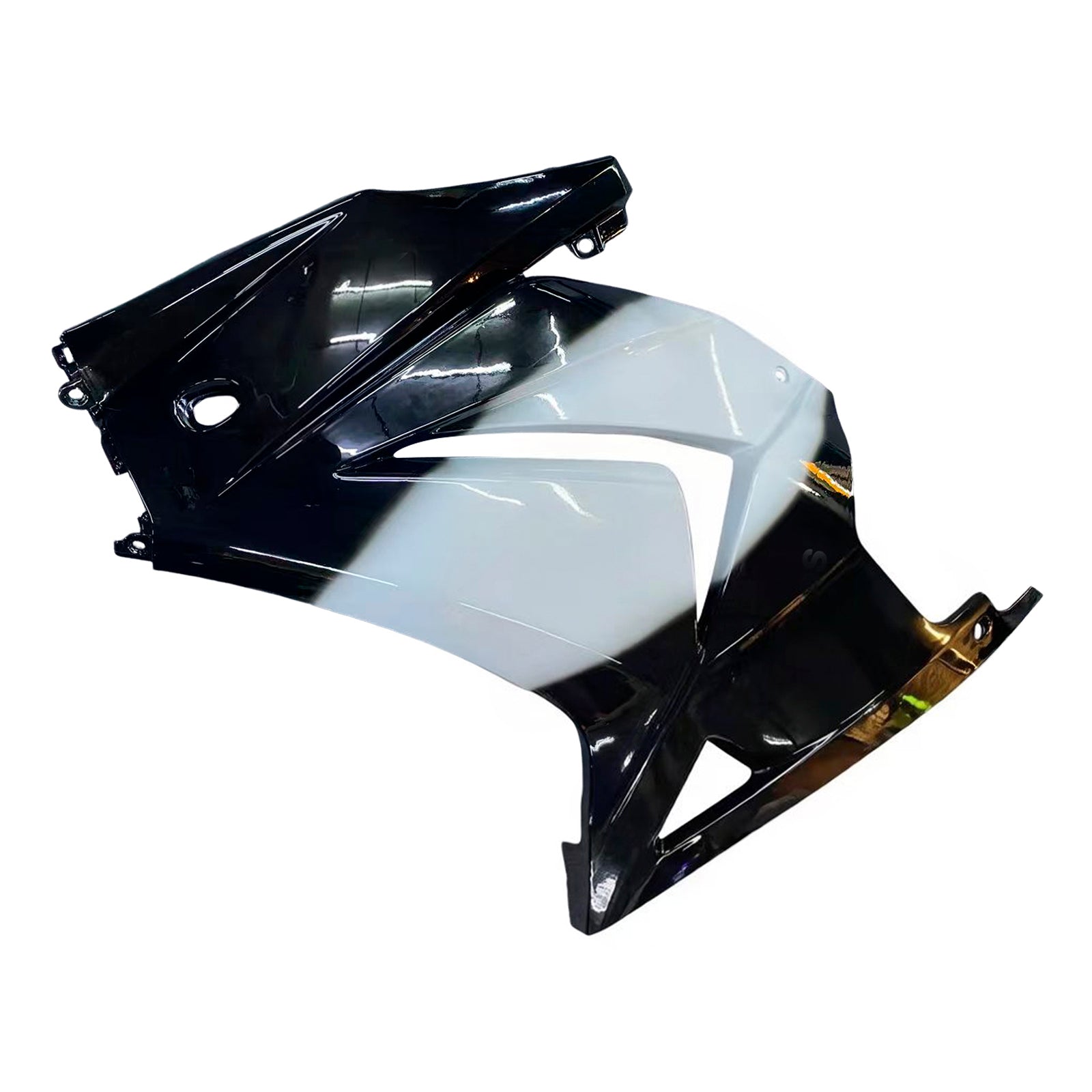 Amotopart Kawasaki EX250 Ninja250R 2008-2012 White&Black Style2 Fairing Kit
