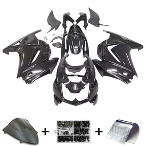 Amotopart Kit carena Kawasaki EX250 Ninja250R 2008-2012 Nero Style2