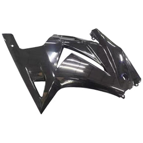 Amotopart Kawasaki EX250 Ninja250R 2008–2012 schwarzes Style2-Verkleidungsset