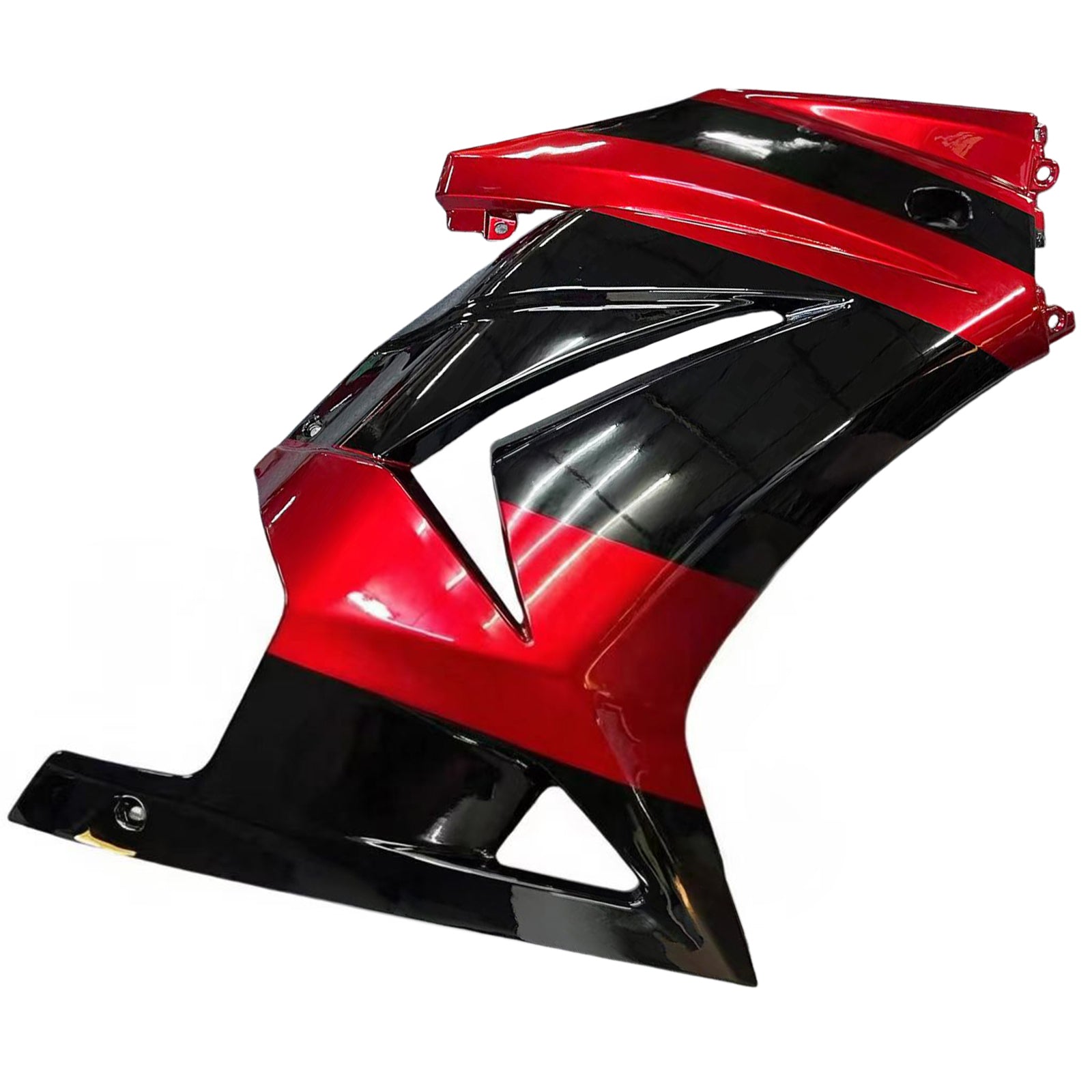Amotopart Kawasaki EX250 Ninja250R 2008-2012 Schwarz&Rotes Verkleidungsset