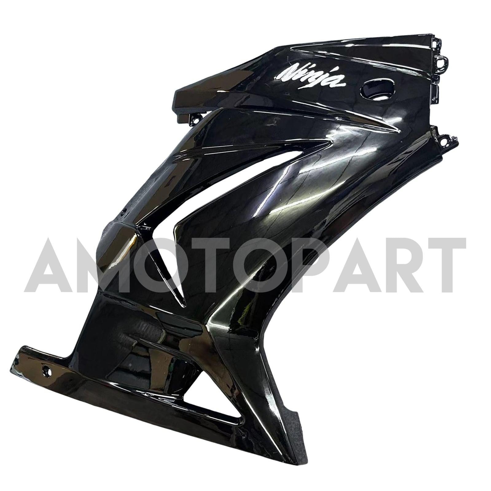 Amotopart Kawasaki EX250 Ninja250R 2008-2012 Black Style1 Fairing Kit