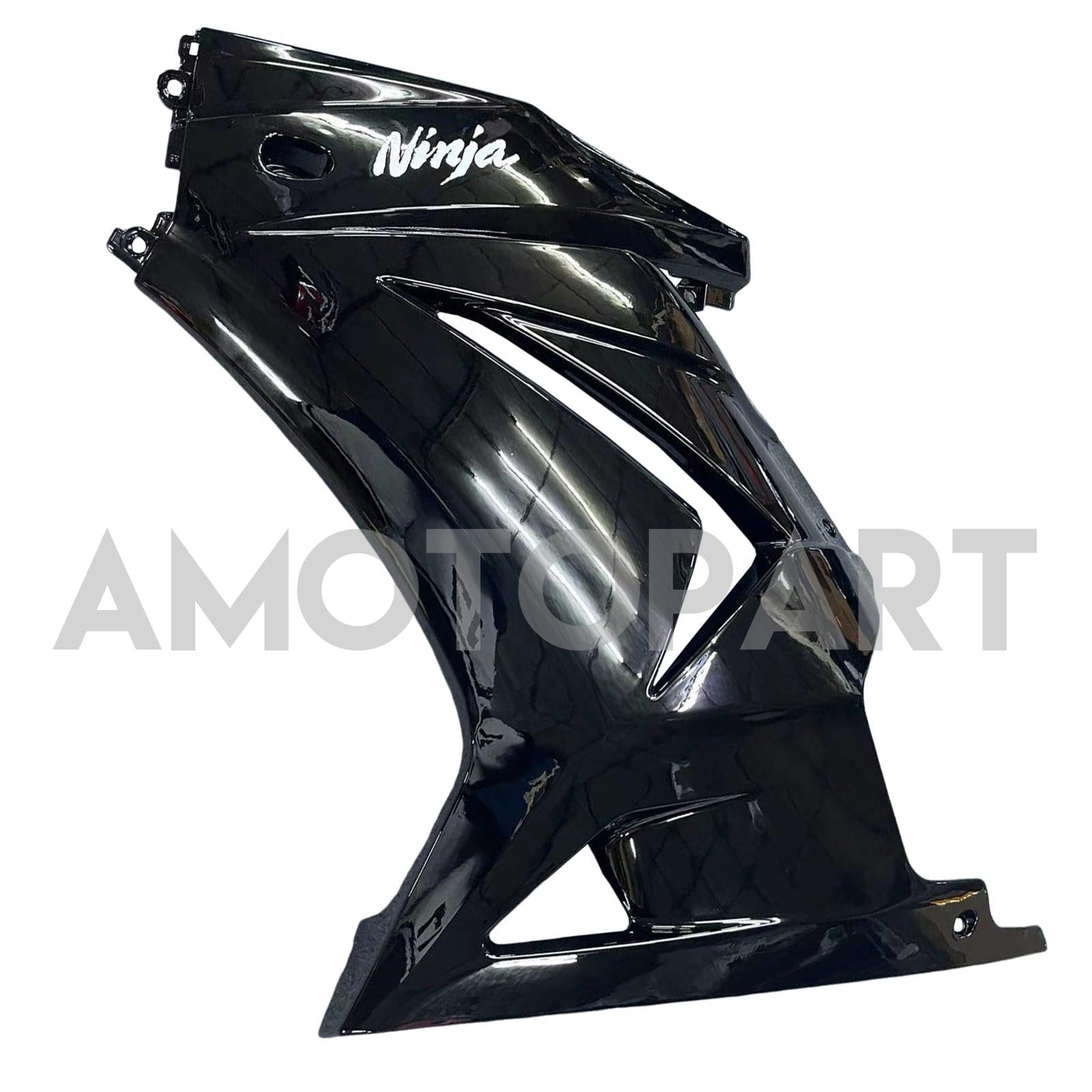 Amotopart Kawasaki EX250 Ninja250R 2008-2012 Black Style1 Fairing Kit