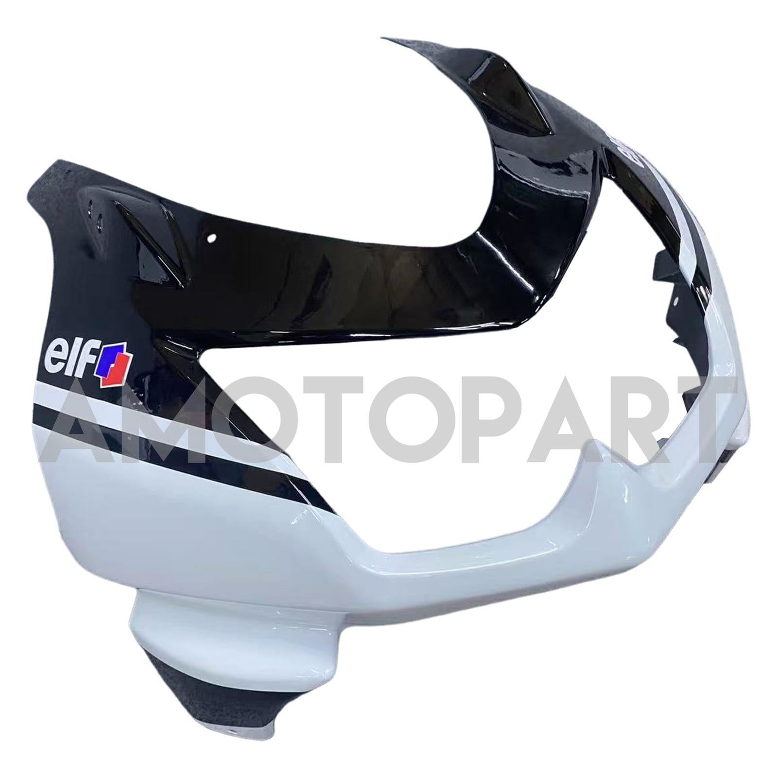 Amotopart Kawasaki EX250 Ninja250R 2008-2012 Weiß&Schwarzes Style1-Verkleidungskit