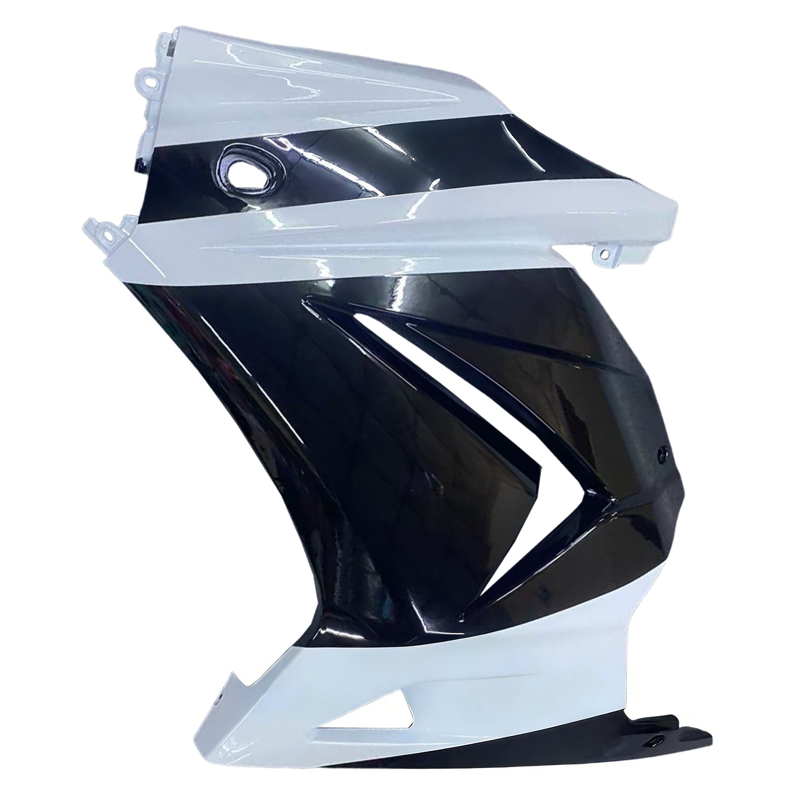 Amotopart Kawasaki EX250 Ninja250R 2008-2012 White&Black Style1 Fairing Kit