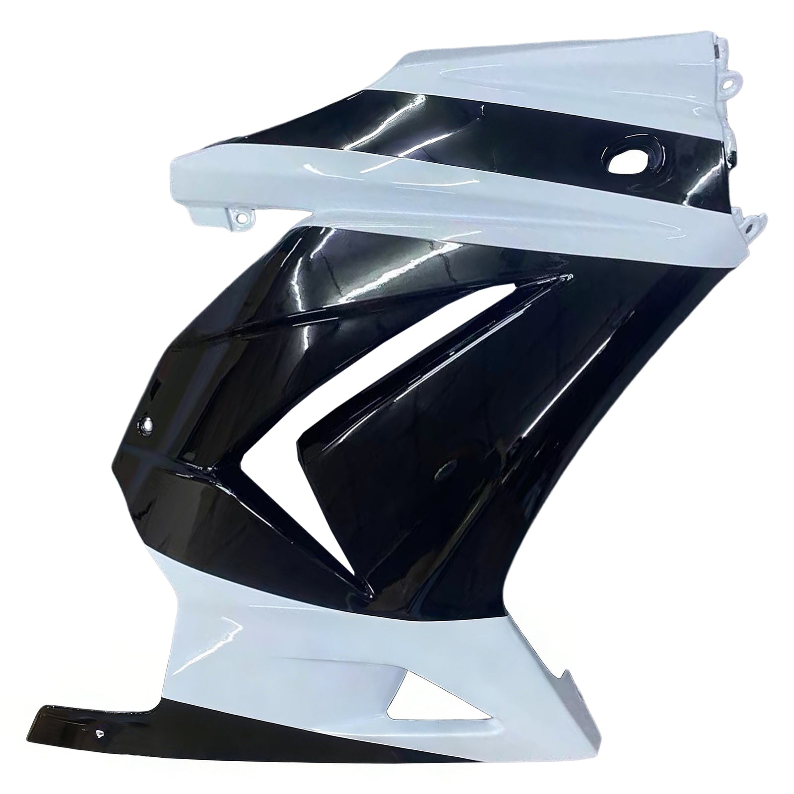 Amotopart Kawasaki EX250 Ninja250R 2008-2012 White&Black Style1 Fairing Kit