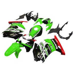 Amotopart Kawasaki EX250 Ninja250R 2008-2012 Green&Black Style1 Fairing Kit