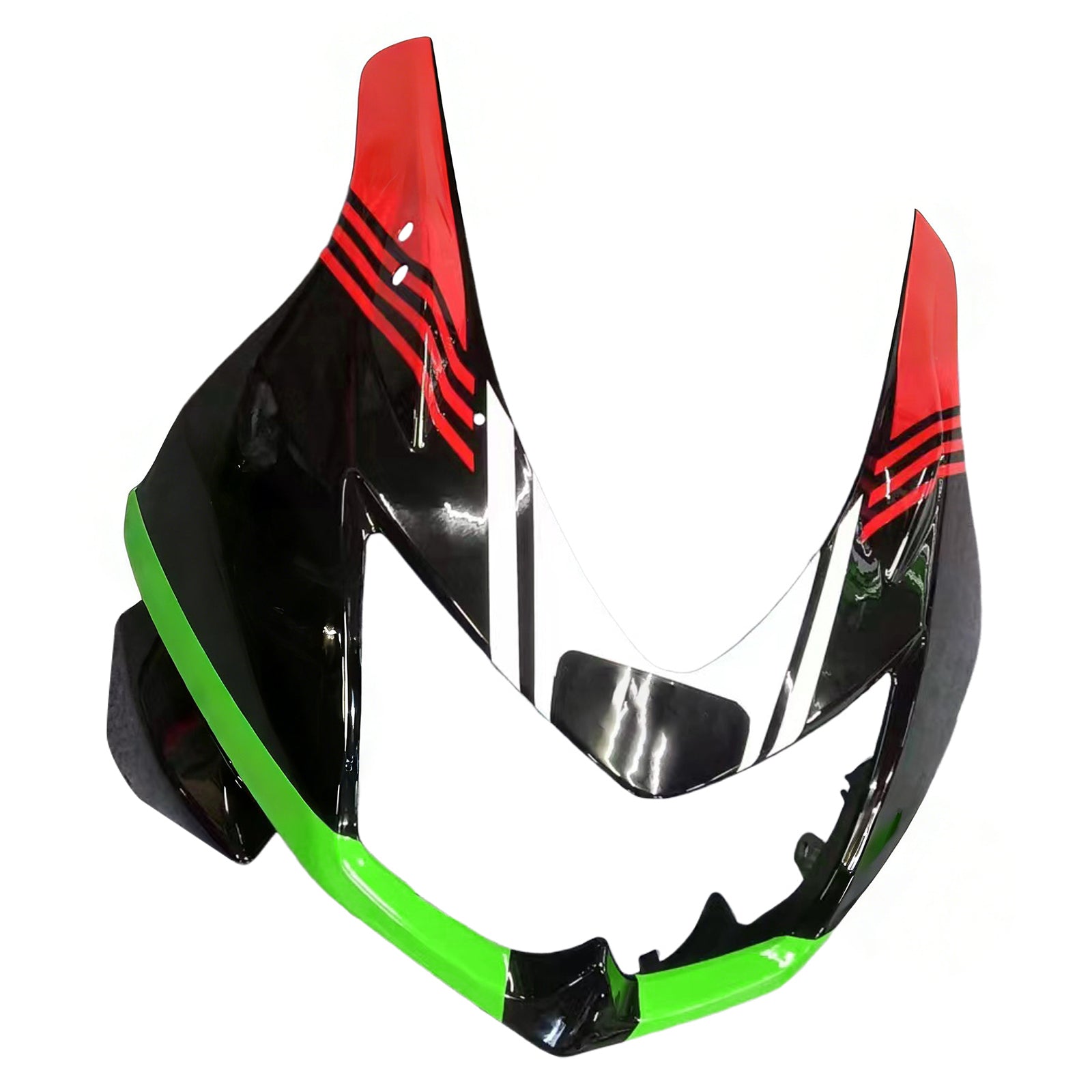 Amotopart Kawasaki Ex250 Ninja250r 2008-2012 Green & Black Style1 Fairing Kit