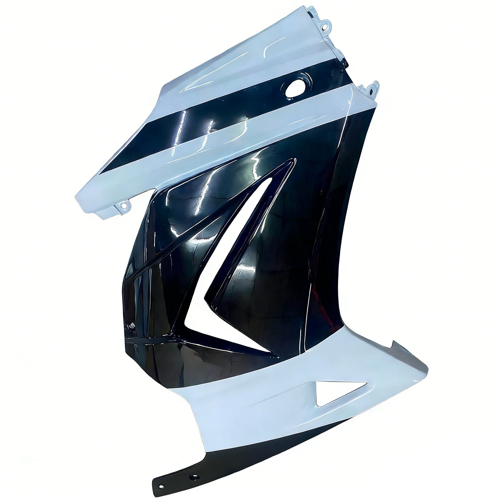 Amotopart 2008-2012 Kawasaki EX250 Ninja250R Black&White Fairing Kit