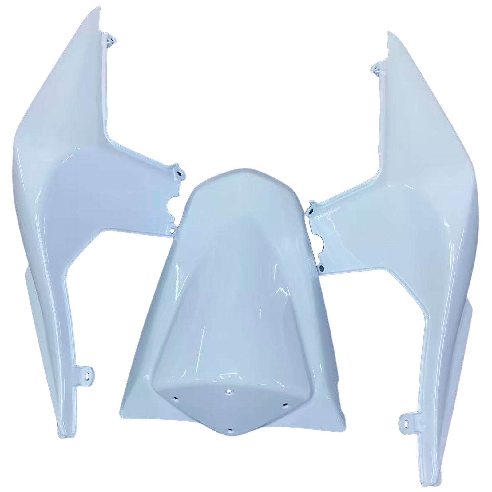 Amotopart 2008-2012 Kawasaki EX250 Ninja250R Black&White Fairing Kit