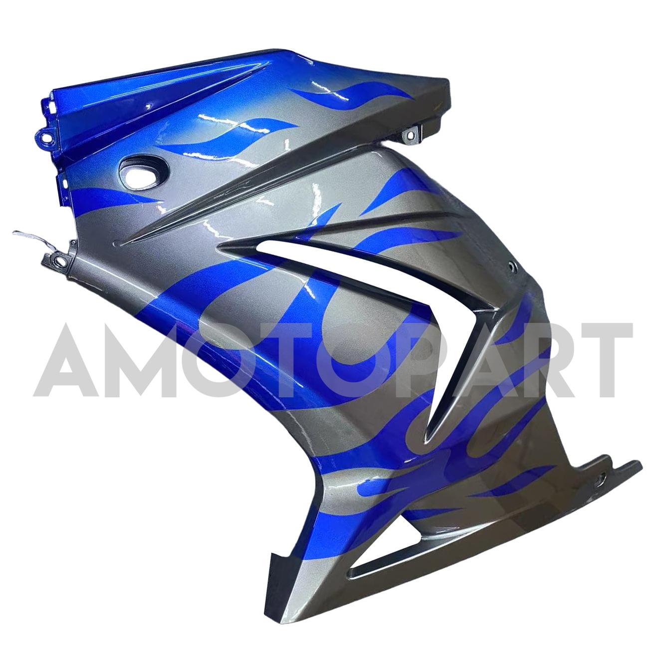 Amotopart 2008-2012 Kawasaki EX250 Ninja 250R ブルーグレー フェアリングキット