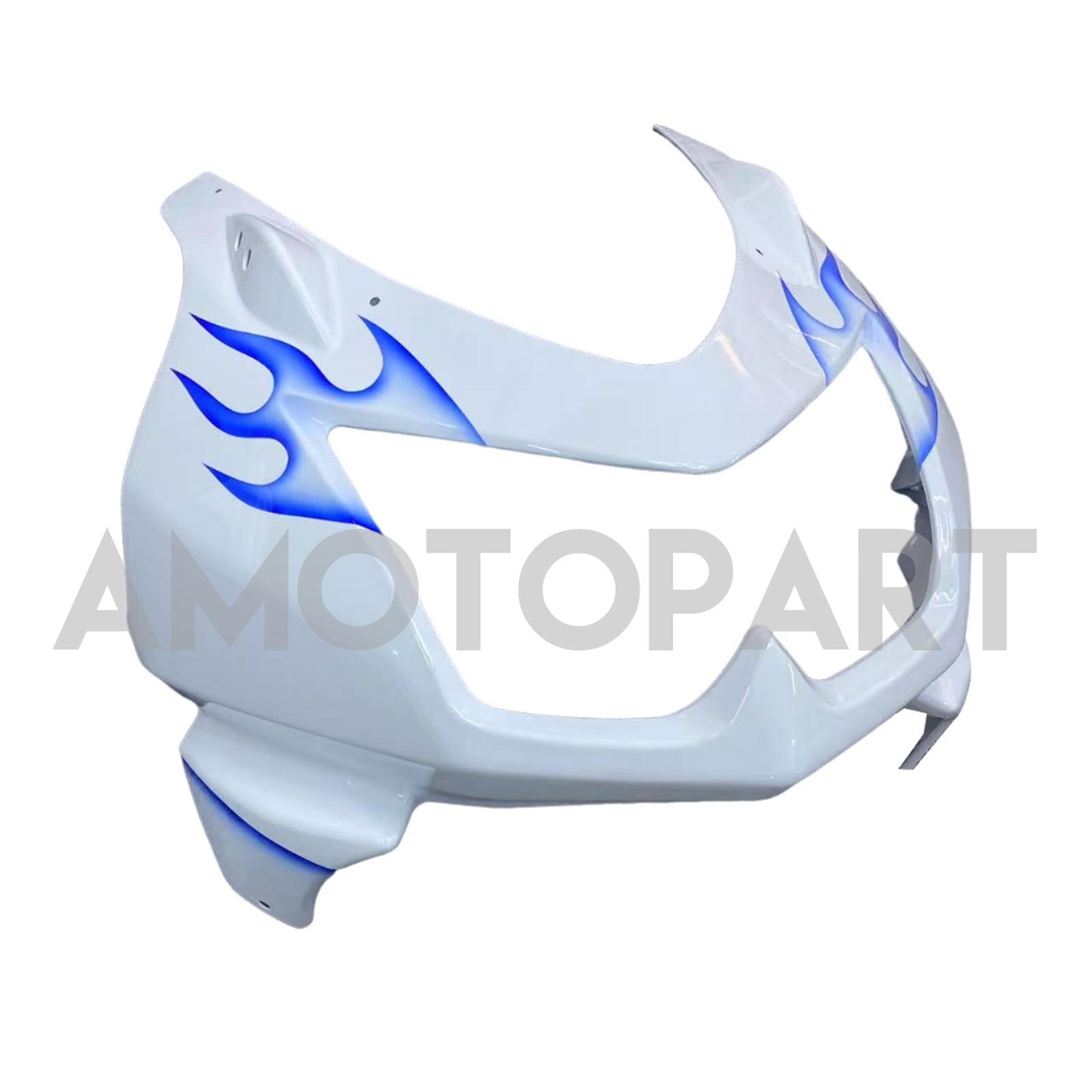 Amotopart 2008–2012 Kawasaki EX250 Ninja250R, Weiß&Blaues Verkleidungskit