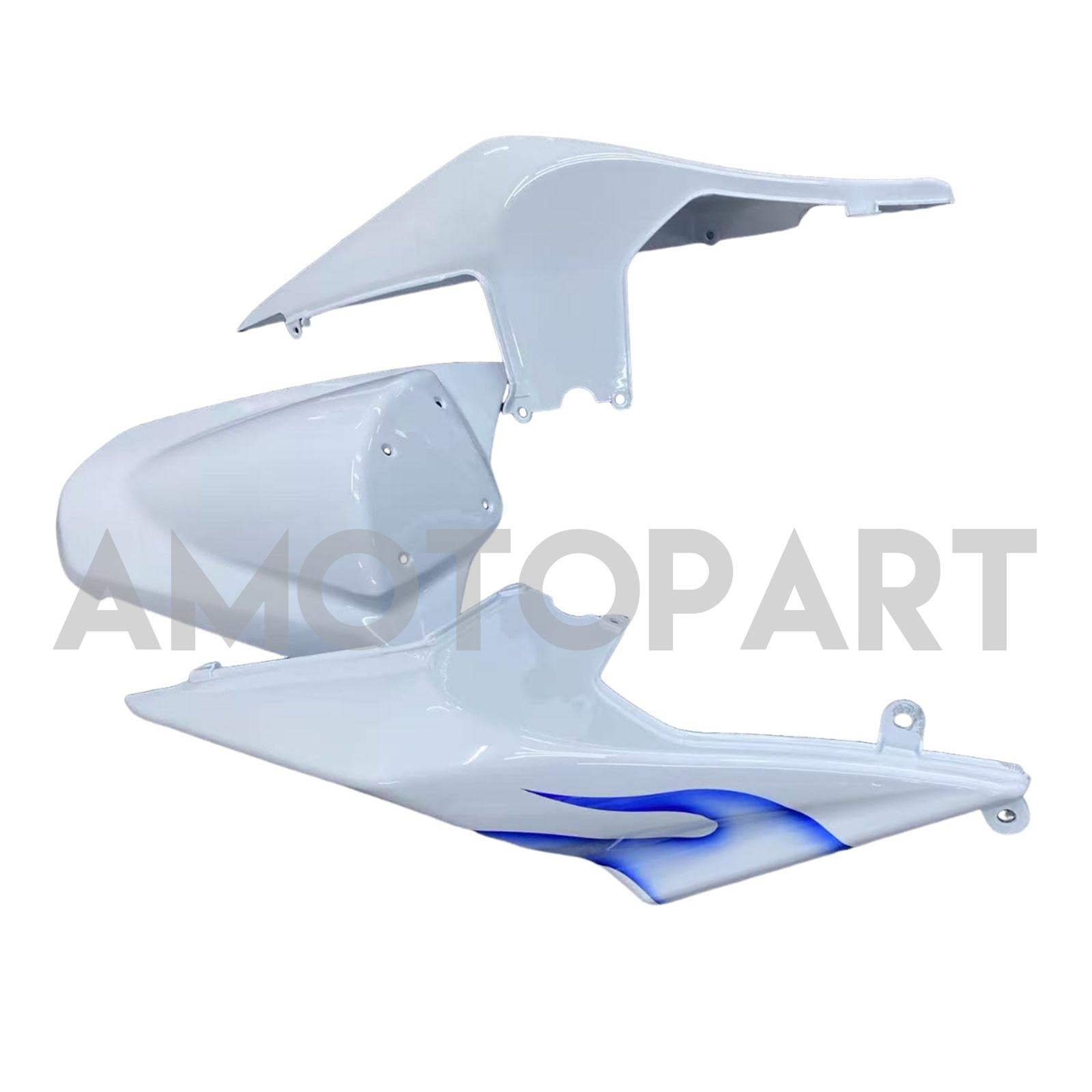 Amotopart 2008–2012 Kawasaki EX250 Ninja250R, Weiß&Blaues Verkleidungskit