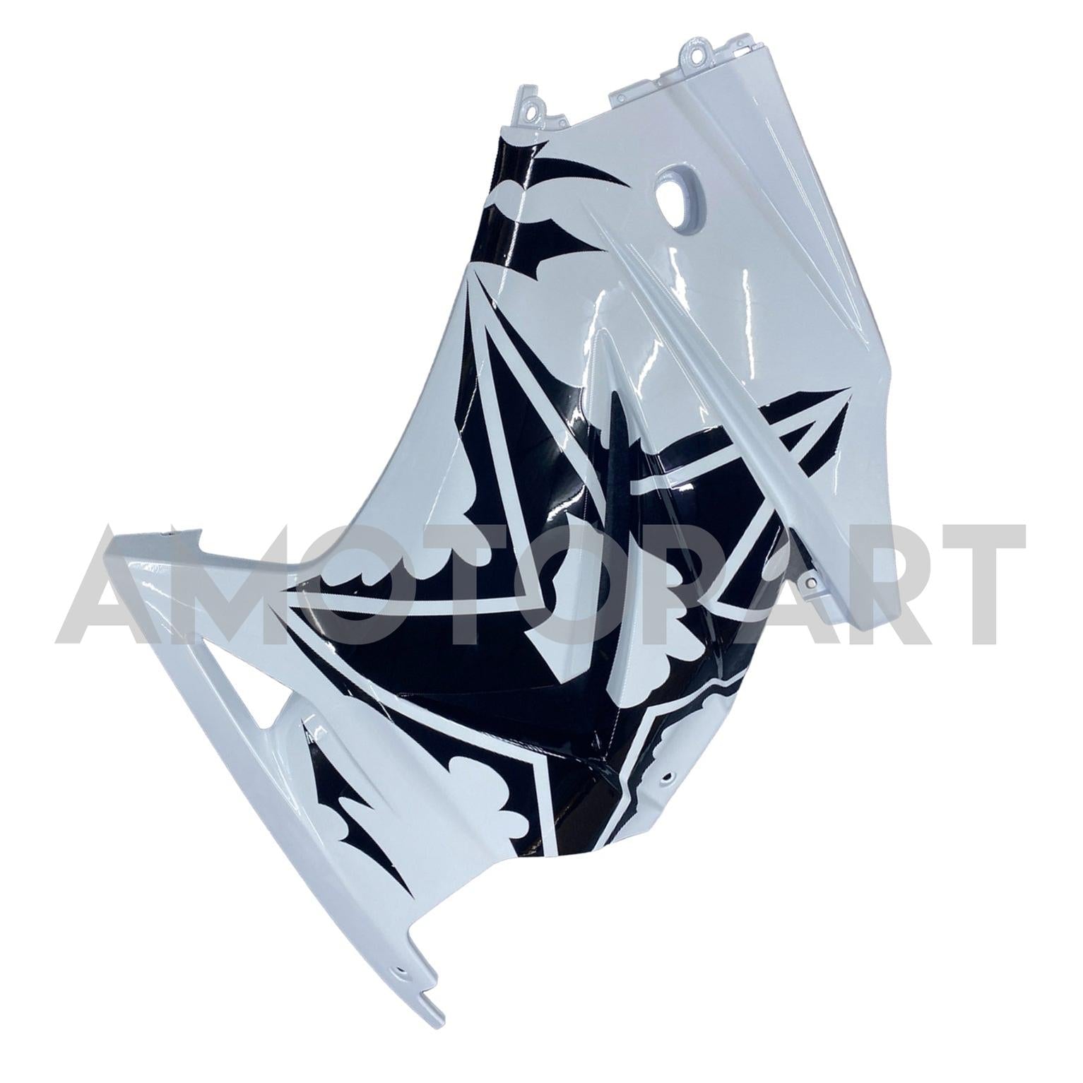 Amotopart 2008-2012 Kawasaki EX250 Ninja250R White & Black Fairing Kit