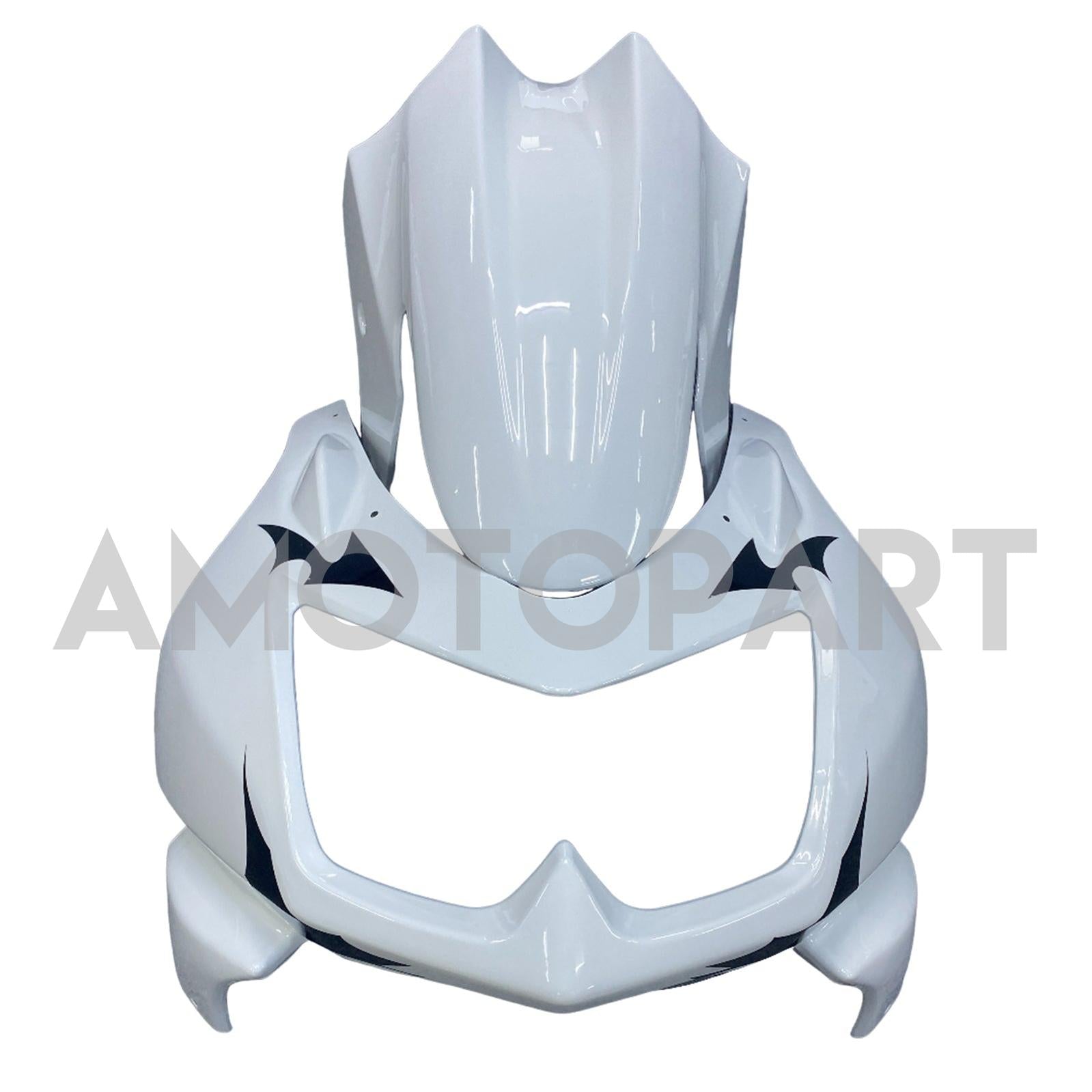Amotopart 2008-2012 Kawasaki EX250 Ninja250R White & Black Fairing Kit