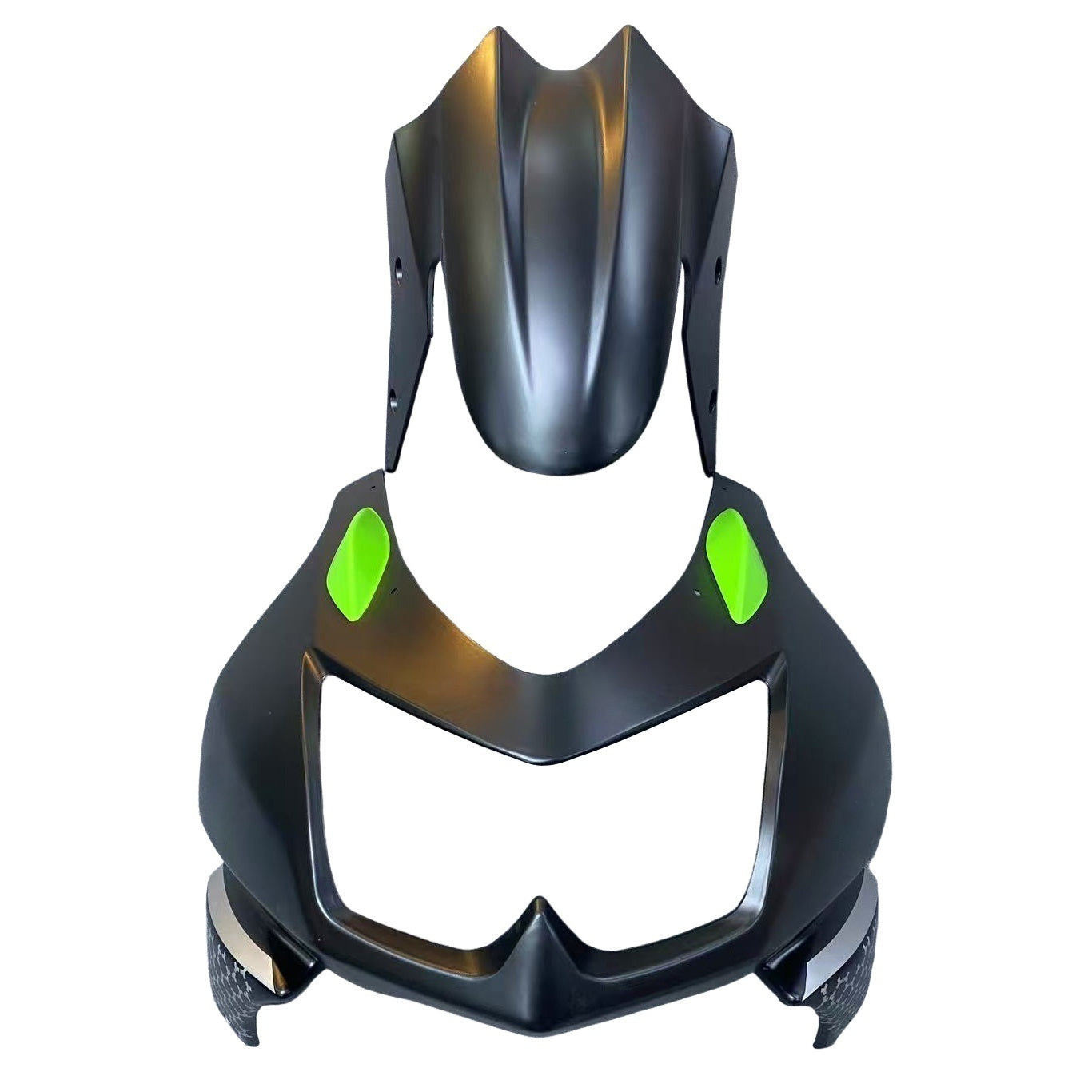 Amotopart 2008-2012 Kawasaki EX250 Ninja250R Black Green Fairing Kit