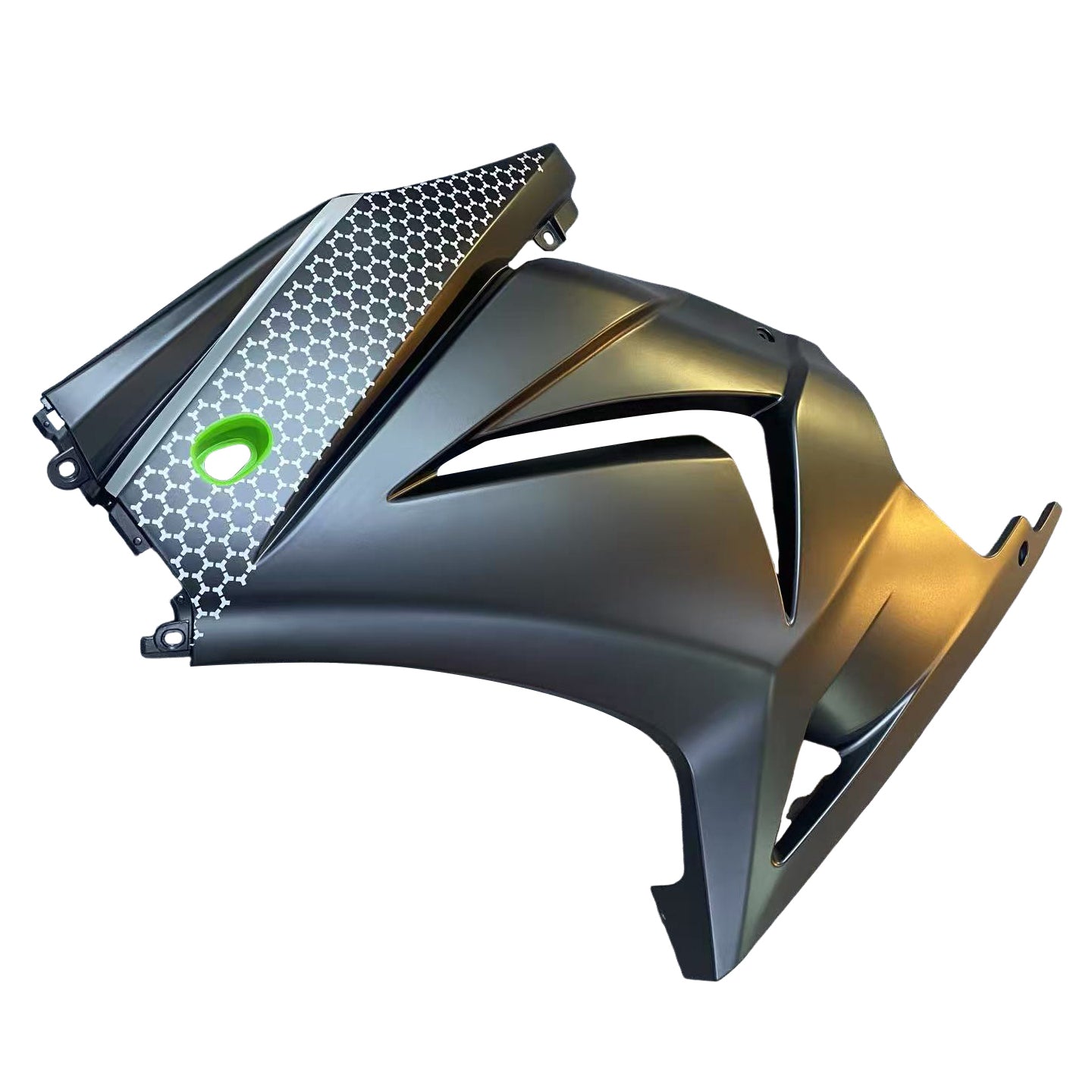 Amotopart 2008-2012 Kawasaki EX250 Ninja250R Black Green Fairing Kit