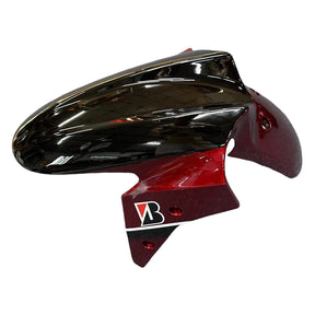 Amotopart 2008–2012 Kawasaki EX250 Ninja250R Verkleidungsset in Schwarz und Rot