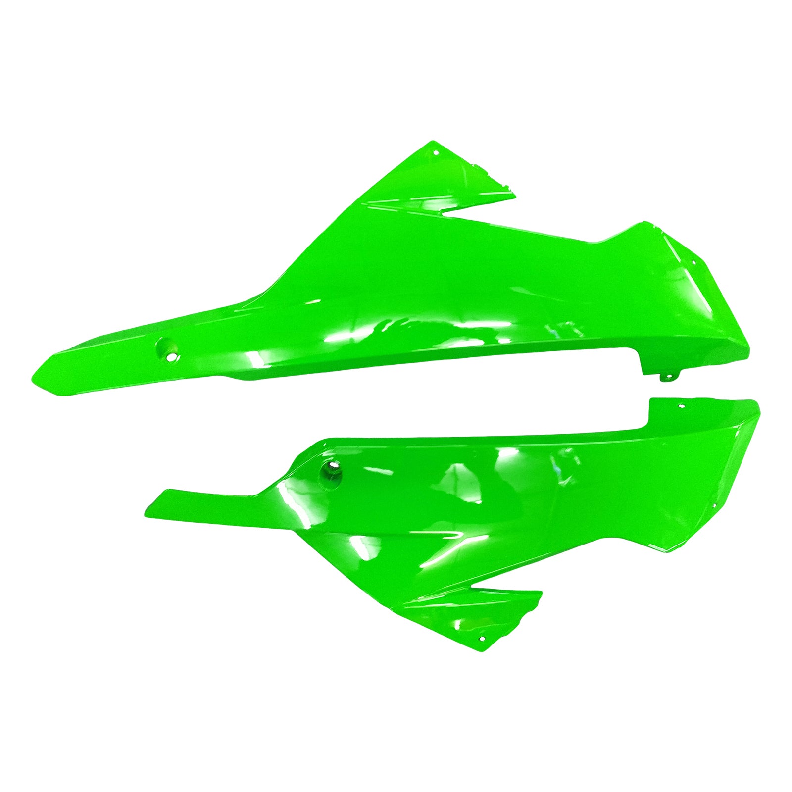 Amotopart 2013-2024 Kawasaki EX300R Fairing Green & Black Kit