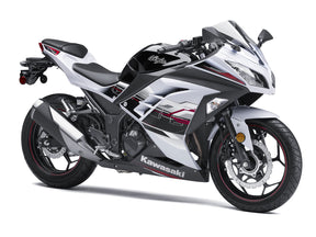 Kit carenatura bianco e nero Amotopart 2013-2024 Kawasaki EX300R