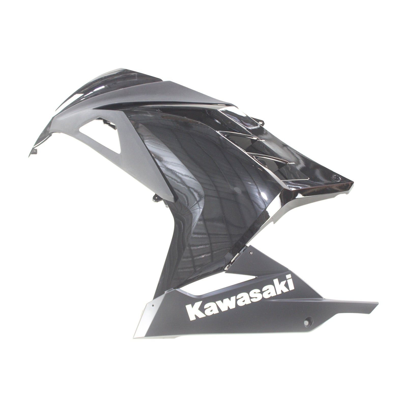 Amotopart Kawasaki 2013–2017 EX300/Ninja300 schwarzes Verkleidungsset