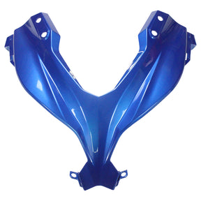 Amotopart 2013-2024 Kit carena Kawasaki EX300/Ninja300 bianco e blu