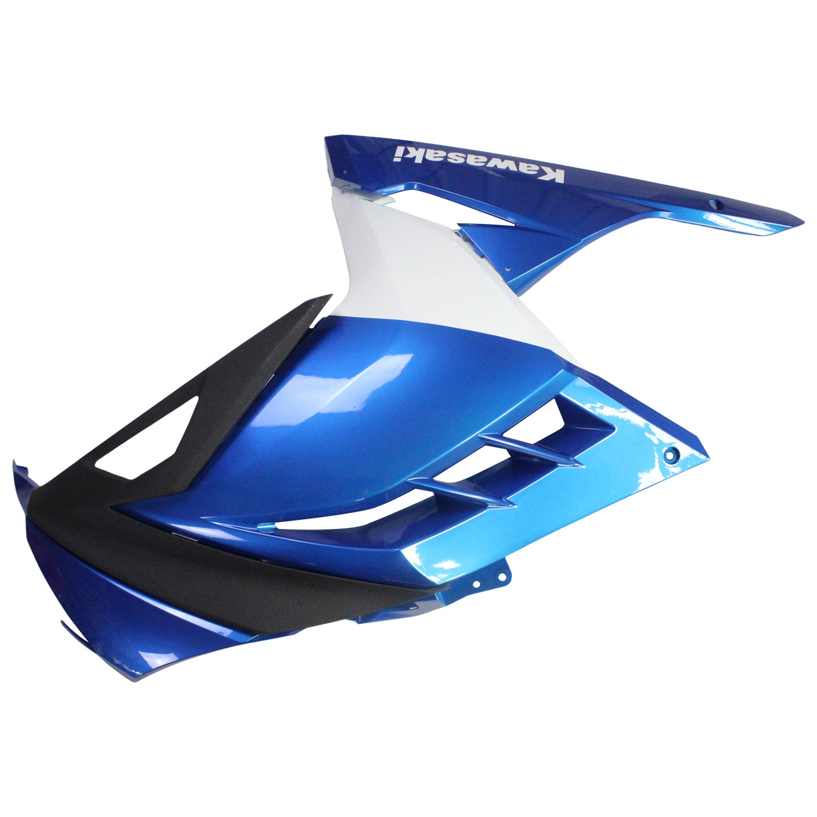 Amotopart 2013-2024 Kawasaki EX300/Ninja300 White&Blue Fairing Kit