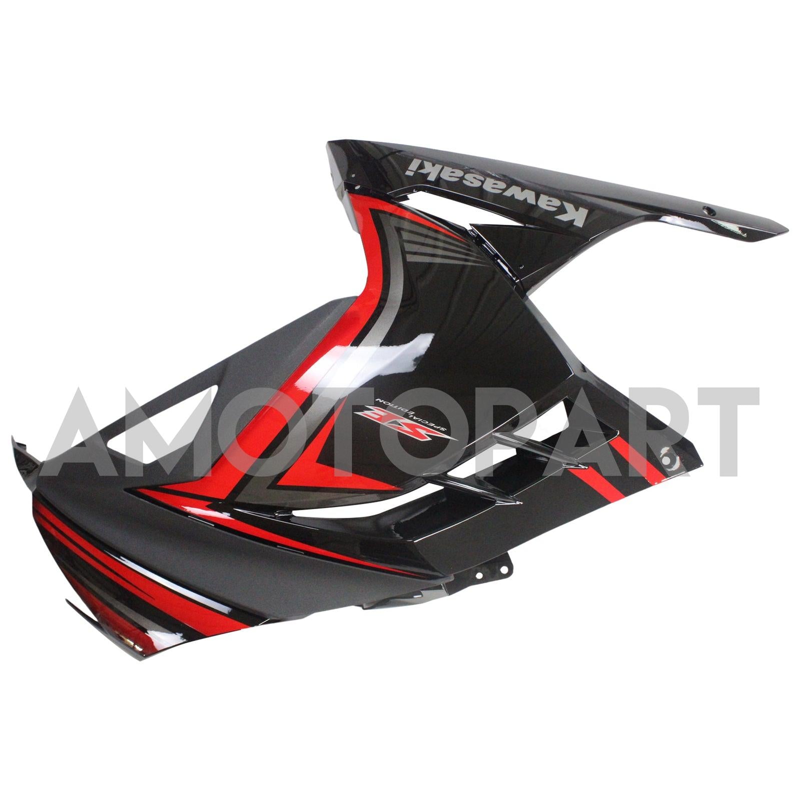Amotopart Kawasaki 2013-2023 EX300/Ninja300 Red Black Fairing Kit