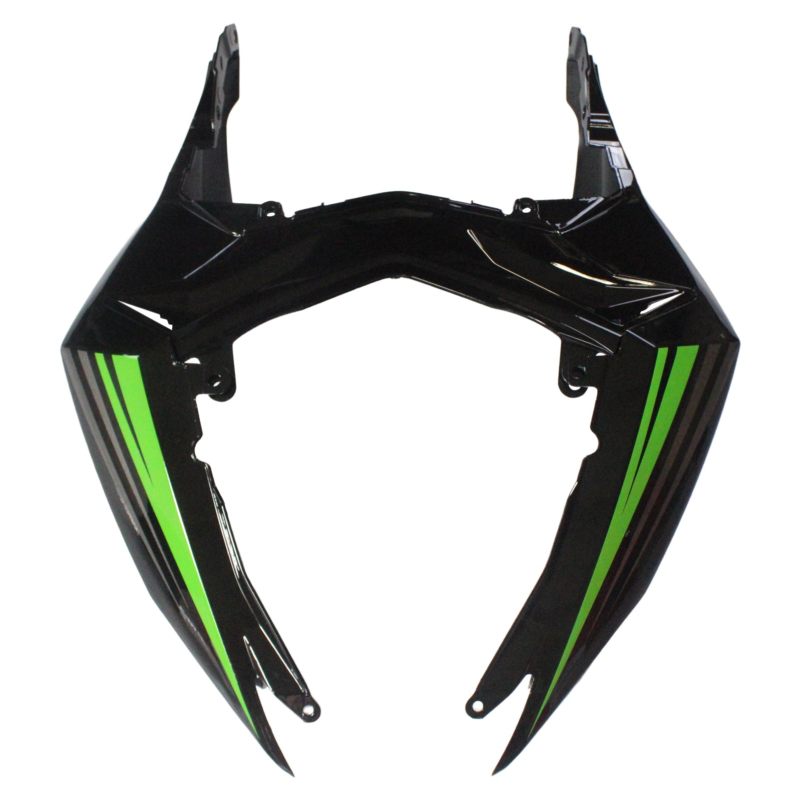 Amotopart Kawasaki 2013-2024 EX300/Ninja 300 Black Sliver Fairing Kit
