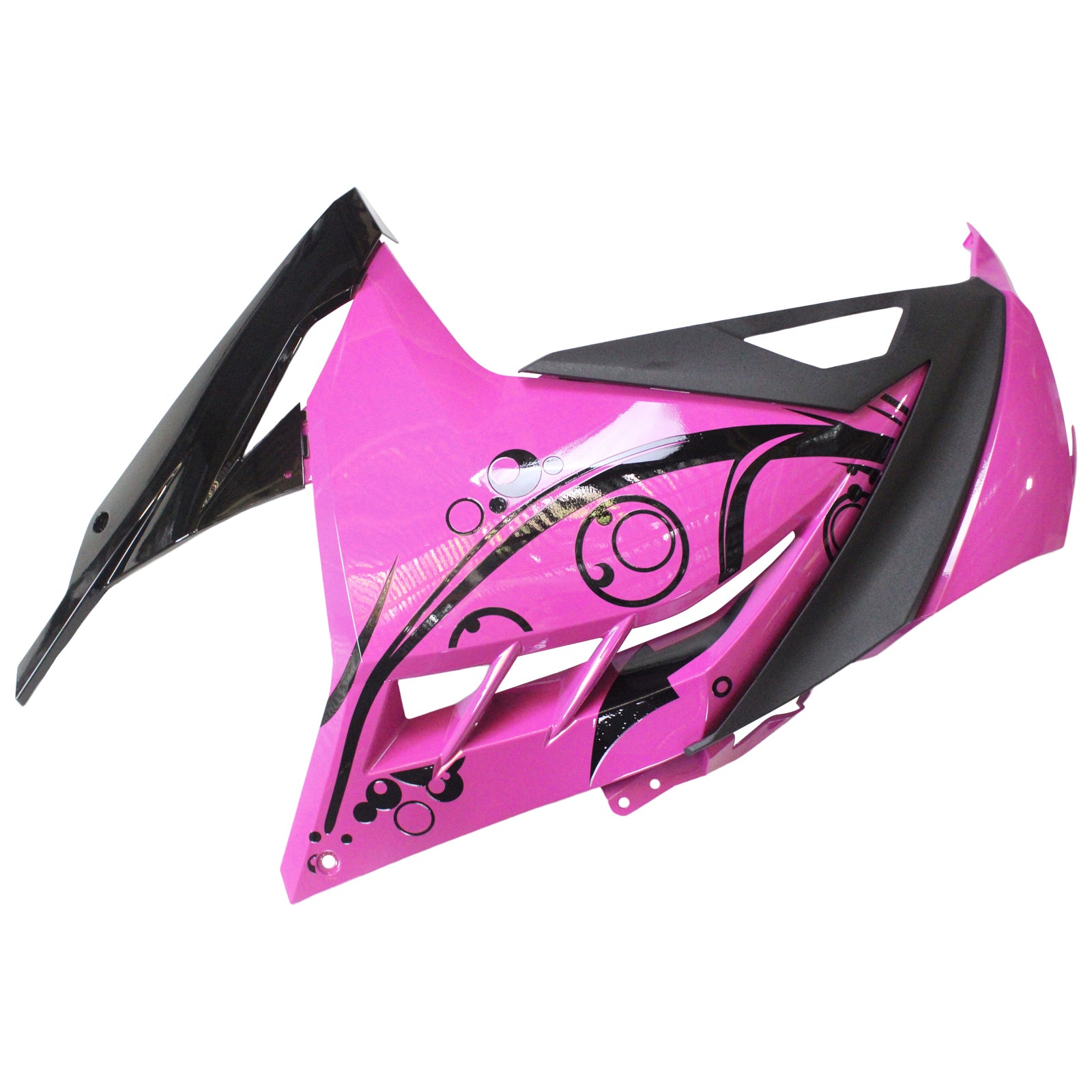 Amotopart Verkleidungssatz für Kawasaki 2013–2024 EX300/Ninja300, Schwarz/Pink