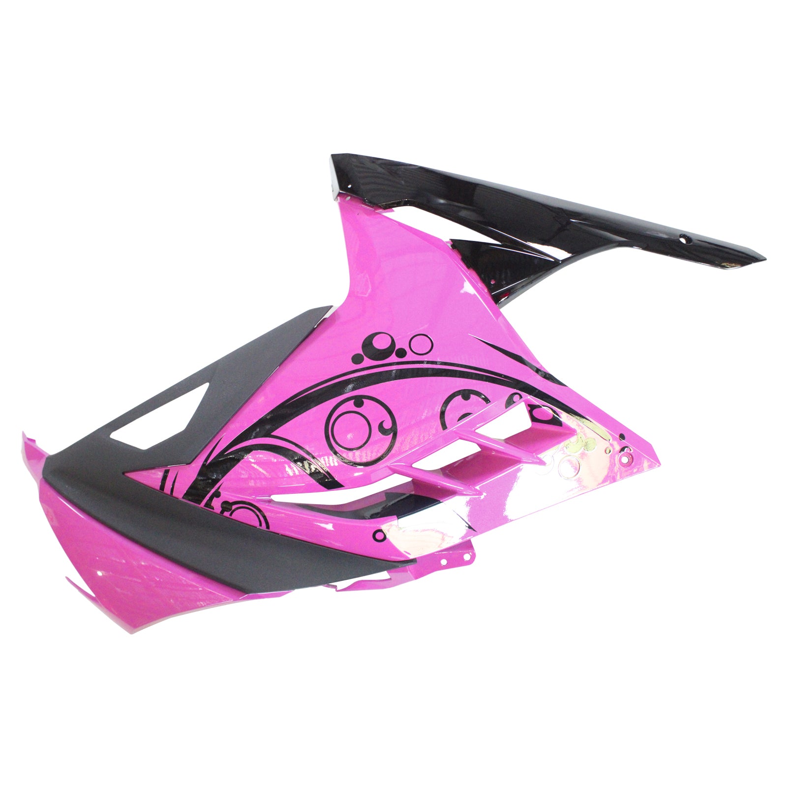 Amotopart Verkleidungssatz für Kawasaki 2013–2024 EX300/Ninja300, Schwarz/Pink