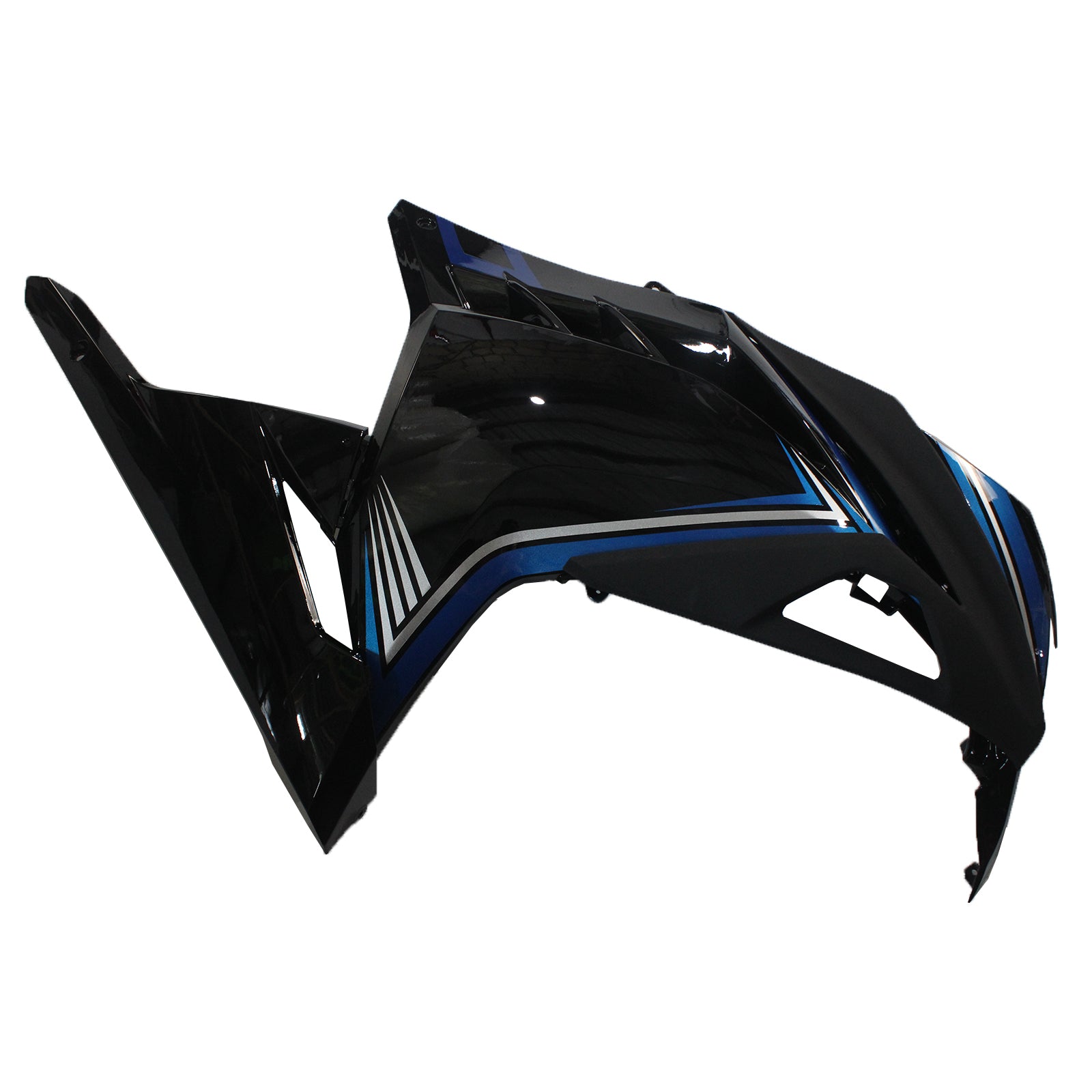 Amotopart Kawasaki 2013-2024 EX300/Ninja300 Blue Black Fairing Kit