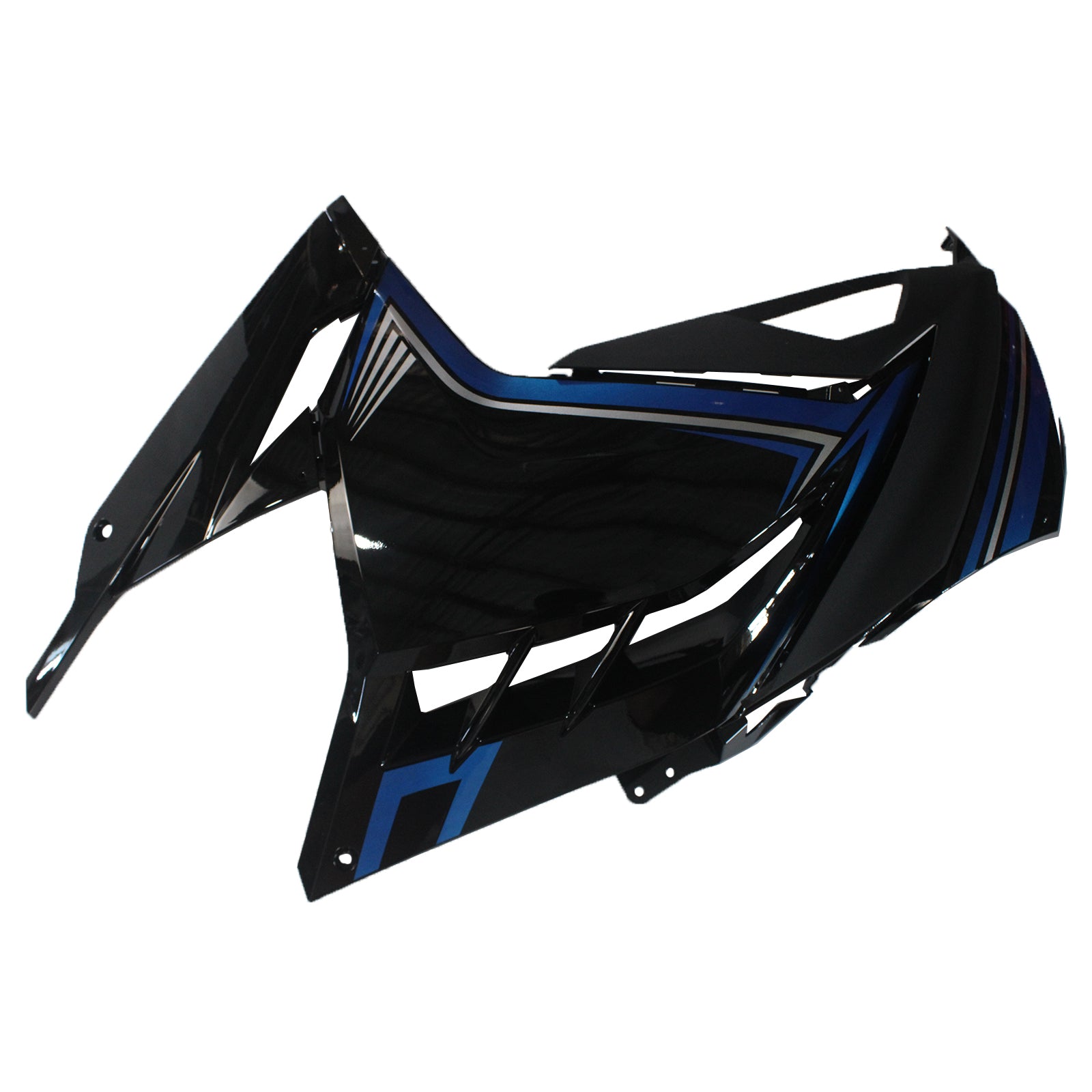 Amotopart Kawasaki 2013-2024 EX300/Ninja300 Blue Black Fairing Kit