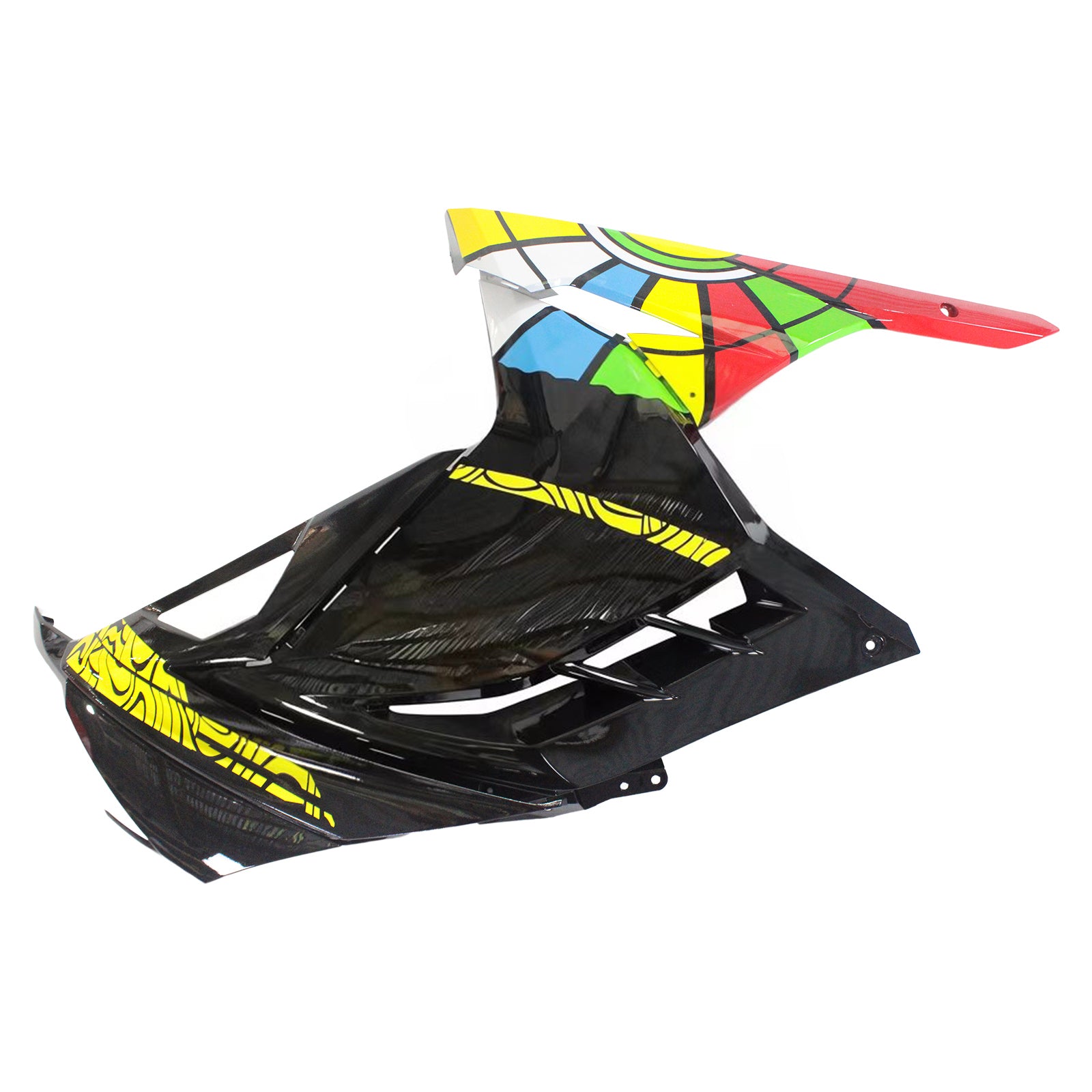 Amotopart Kawasaki 2013-2024 EX300/Ninja300 Black Colorful Fairing Kit