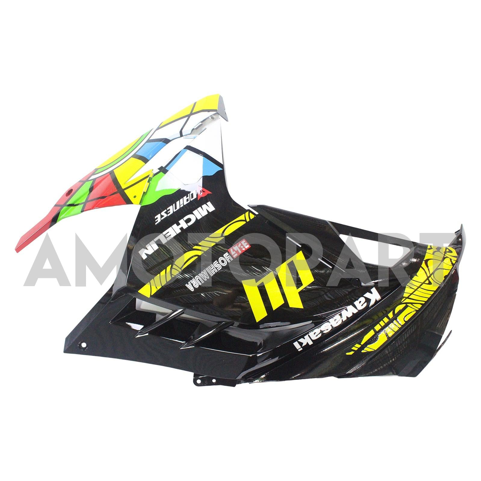 Amotopart Kawasaki 2013-2024 EX300/Ninja300 Black Colorful Fairing Kit