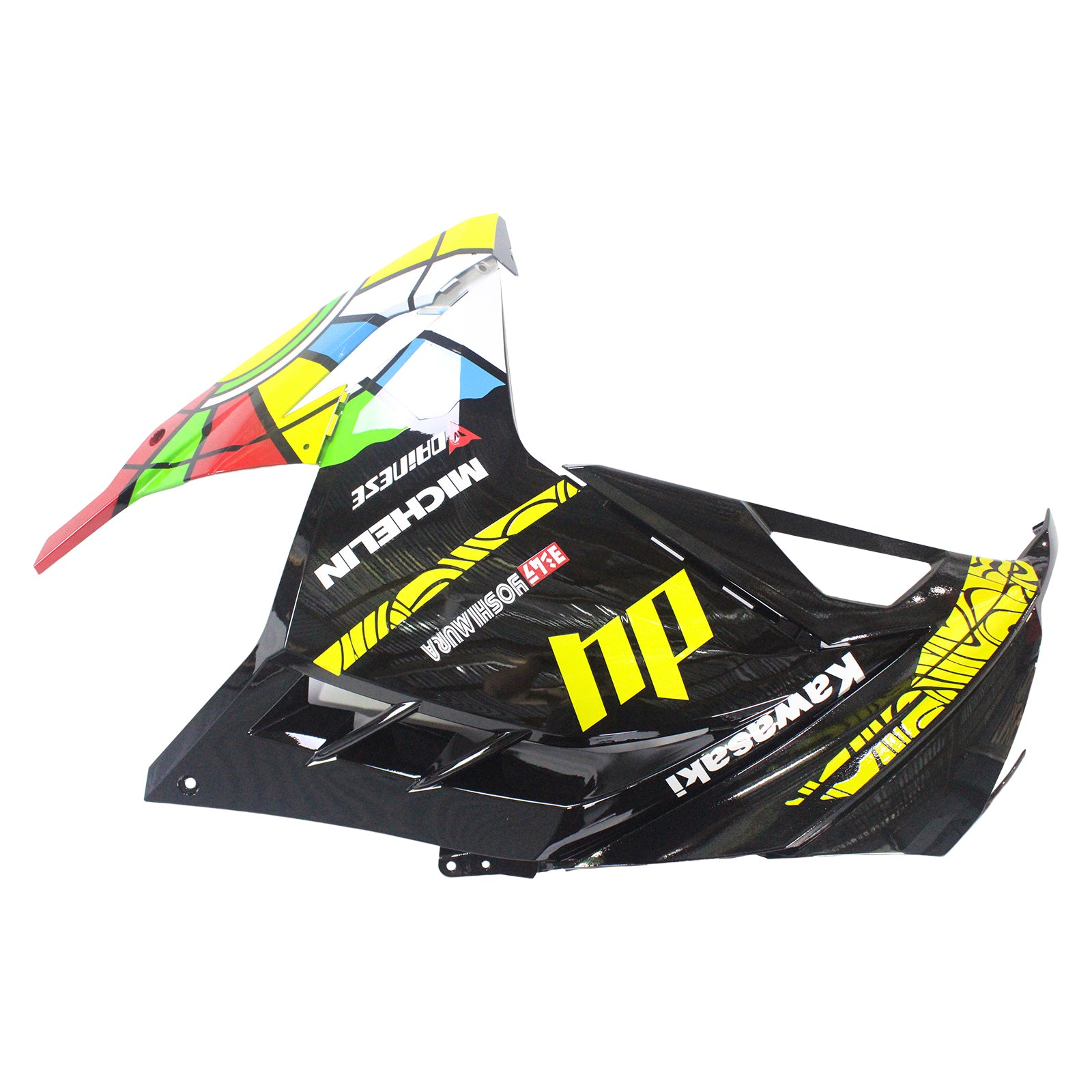 Amotopart Kawasaki 2013-2024 EX300/Ninja300 Black Colorful Fairing Kit