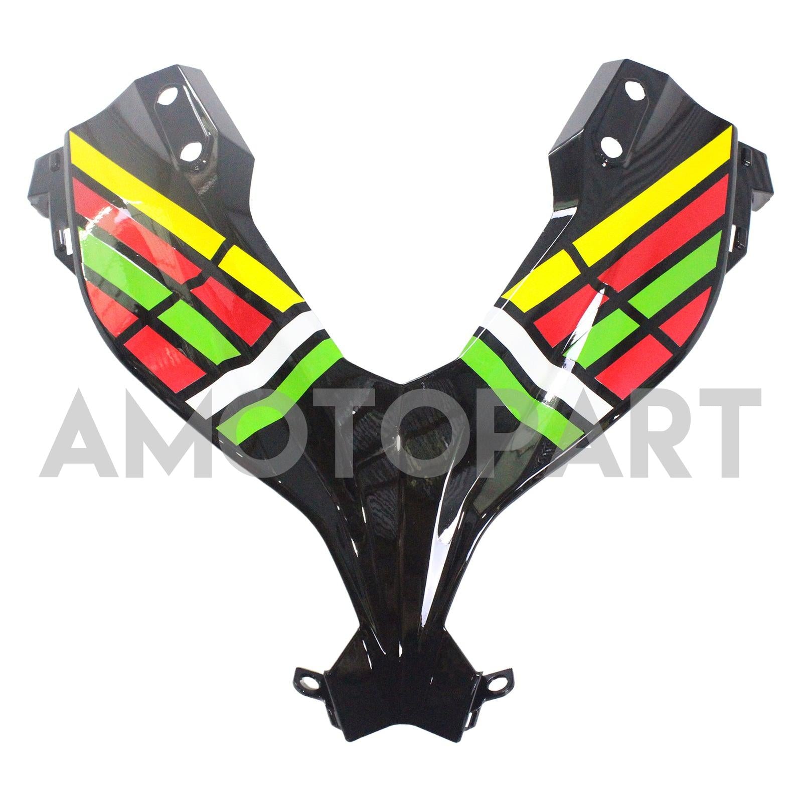 Amotopart Kawasaki 2013-2024 EX300/Ninja300 Black Colorful Fairing Kit