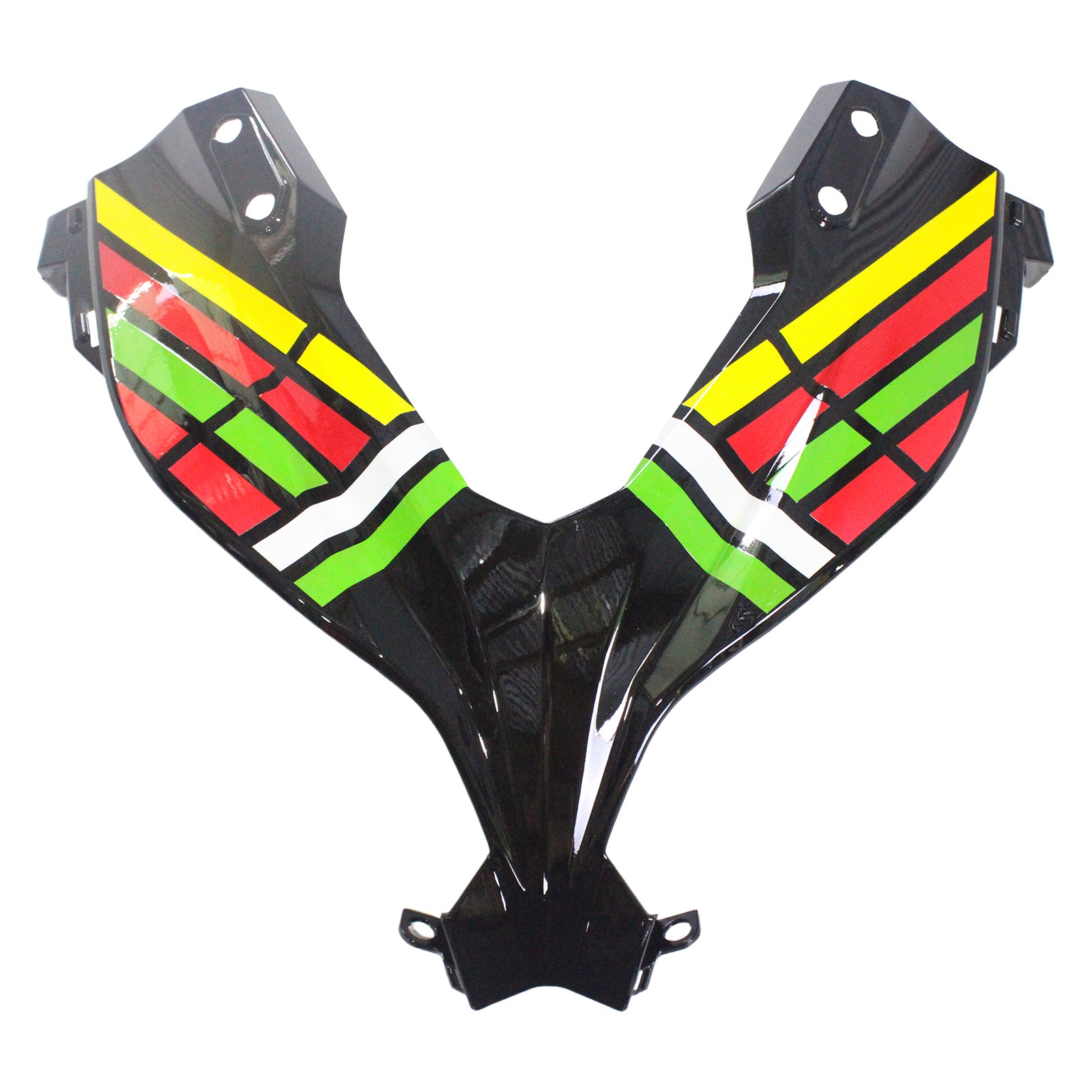 Amotopart Kawasaki 2013-2024 EX300/Ninja300 Kit carena colorata nera