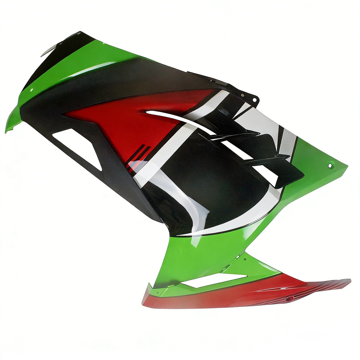 Amotopart Kawasaki 2013-2024 EX300/Ninja 300 Kit de carenado negro verde rojo